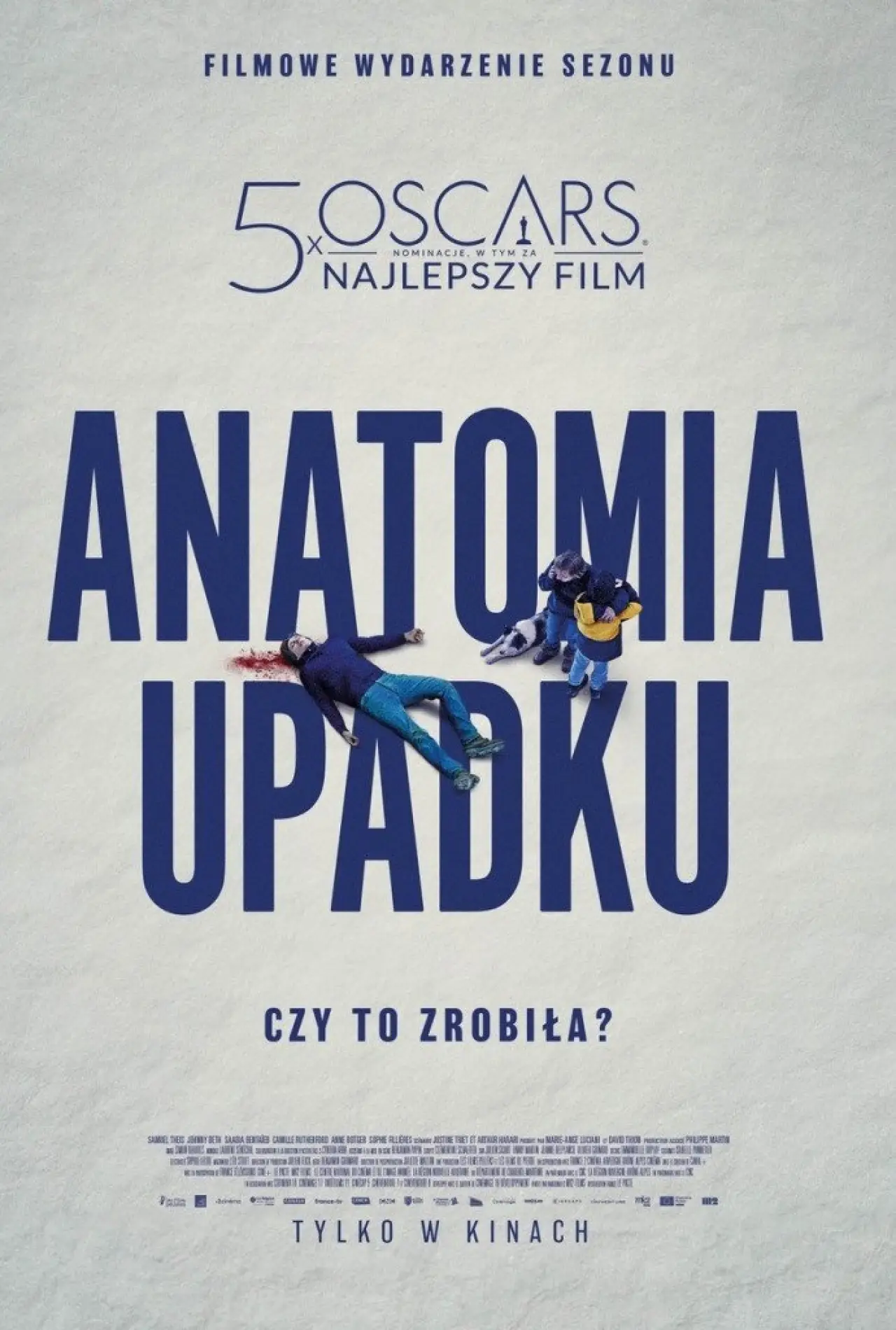 Plakat filmowy "Anatomia upadku"