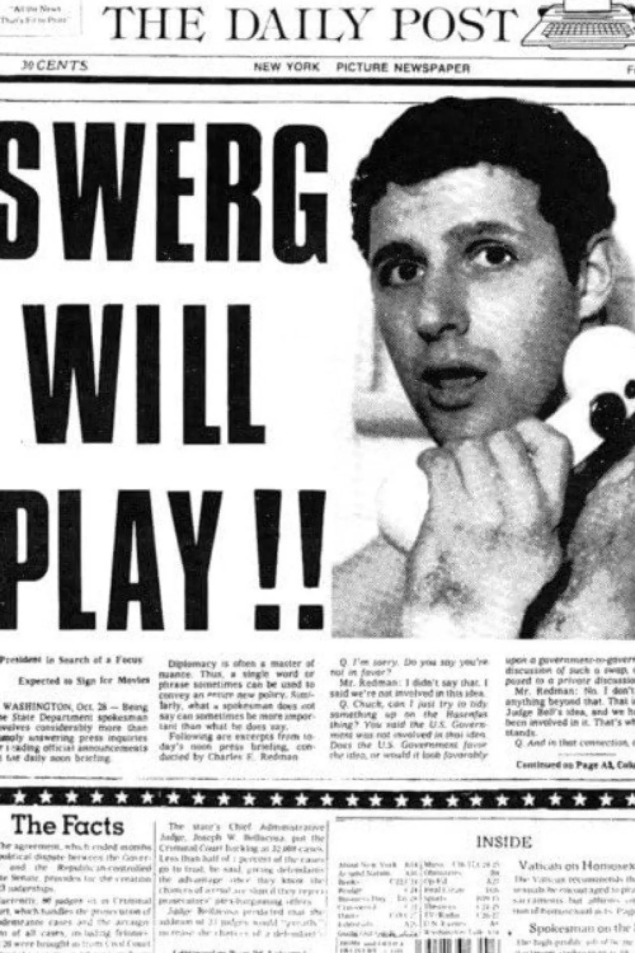 Plakat filmowy "Harold Swerg"