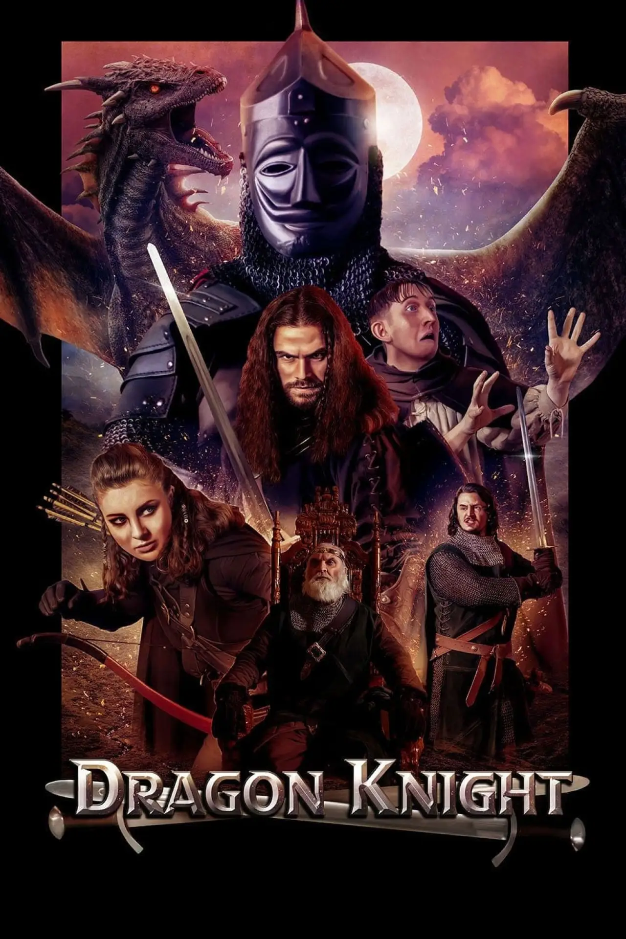 Plakat filmowy "Dragon Knight"
