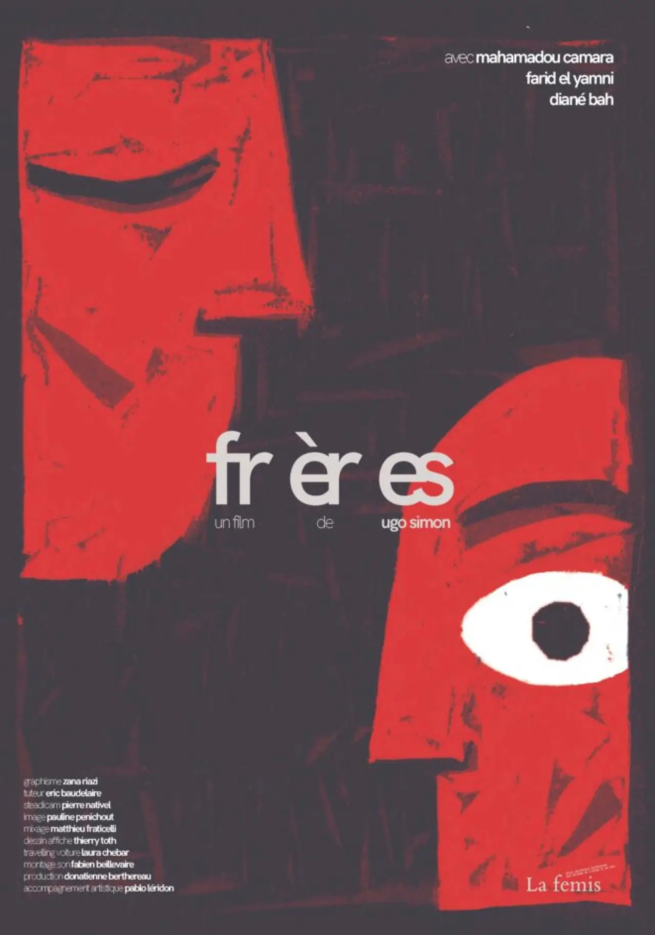 Plakat filmowy "Frères"