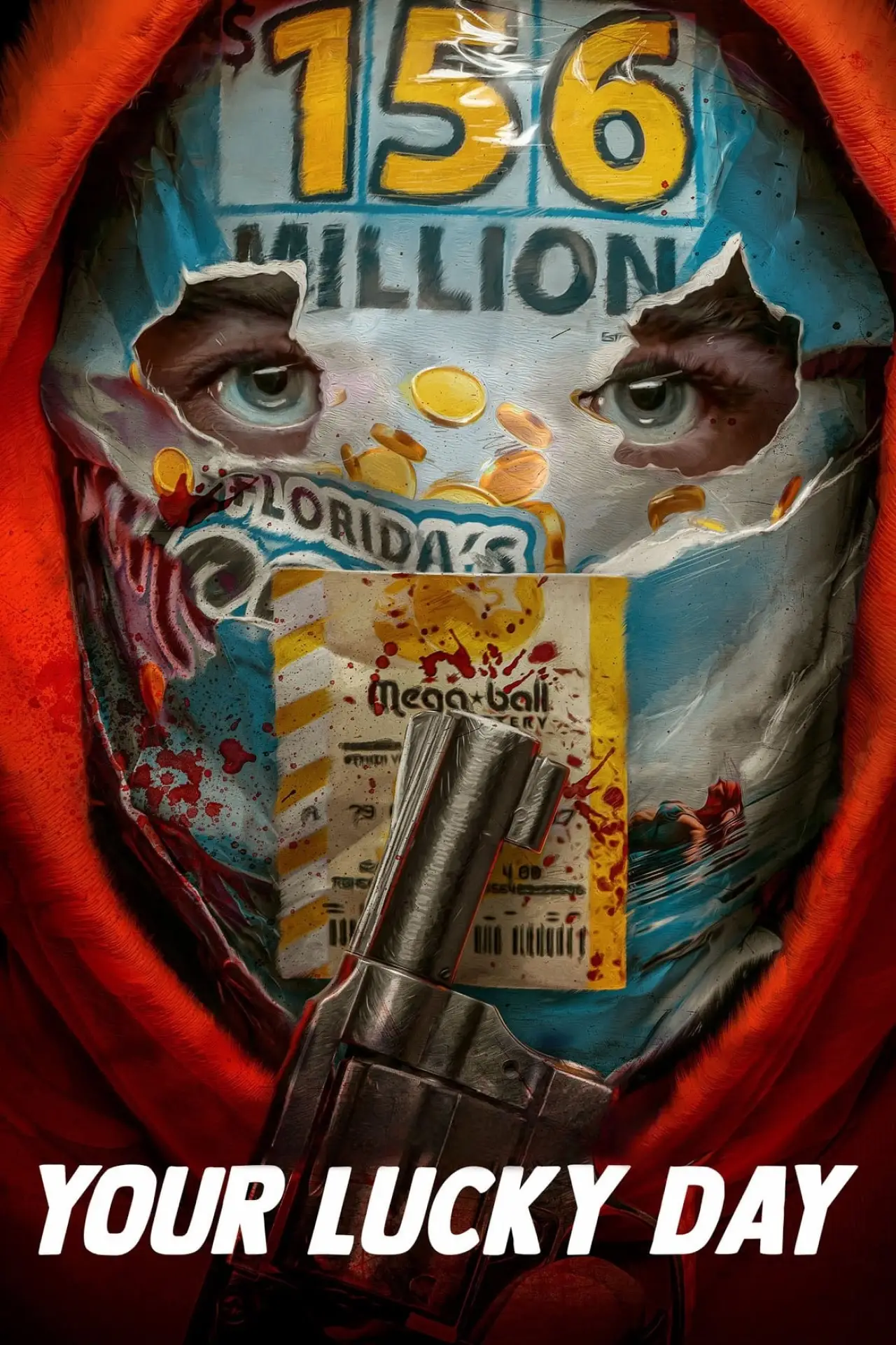 Plakat filmowy "Szczęśliwy numerek"