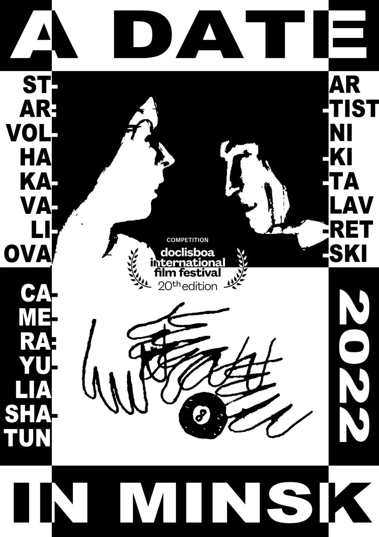 Plakat filmowy "Свидание в Минске"