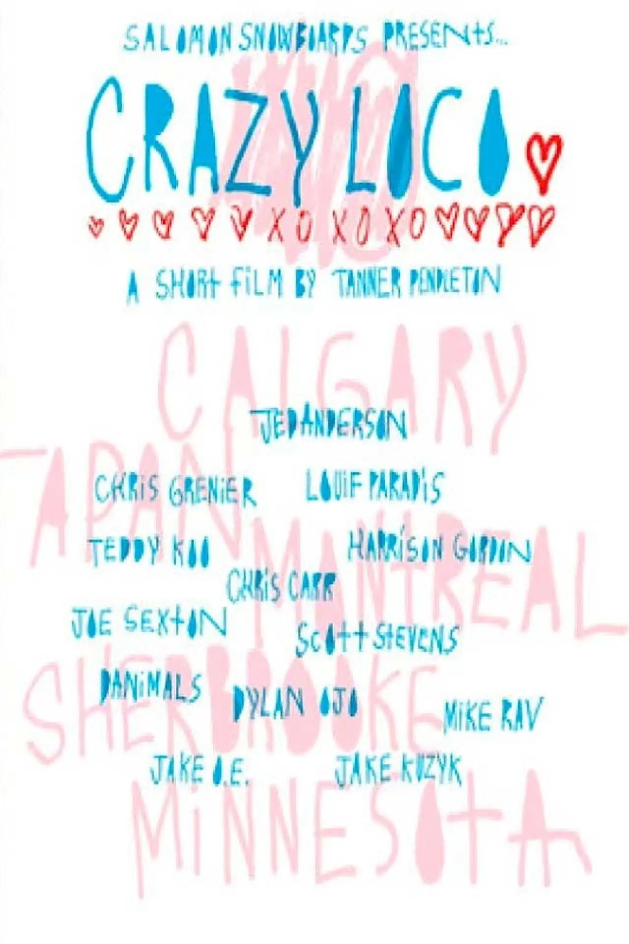 Plakat filmowy "Salomon Snowboards presents Crazy Loco | A Short Film Following Jed Anderson"