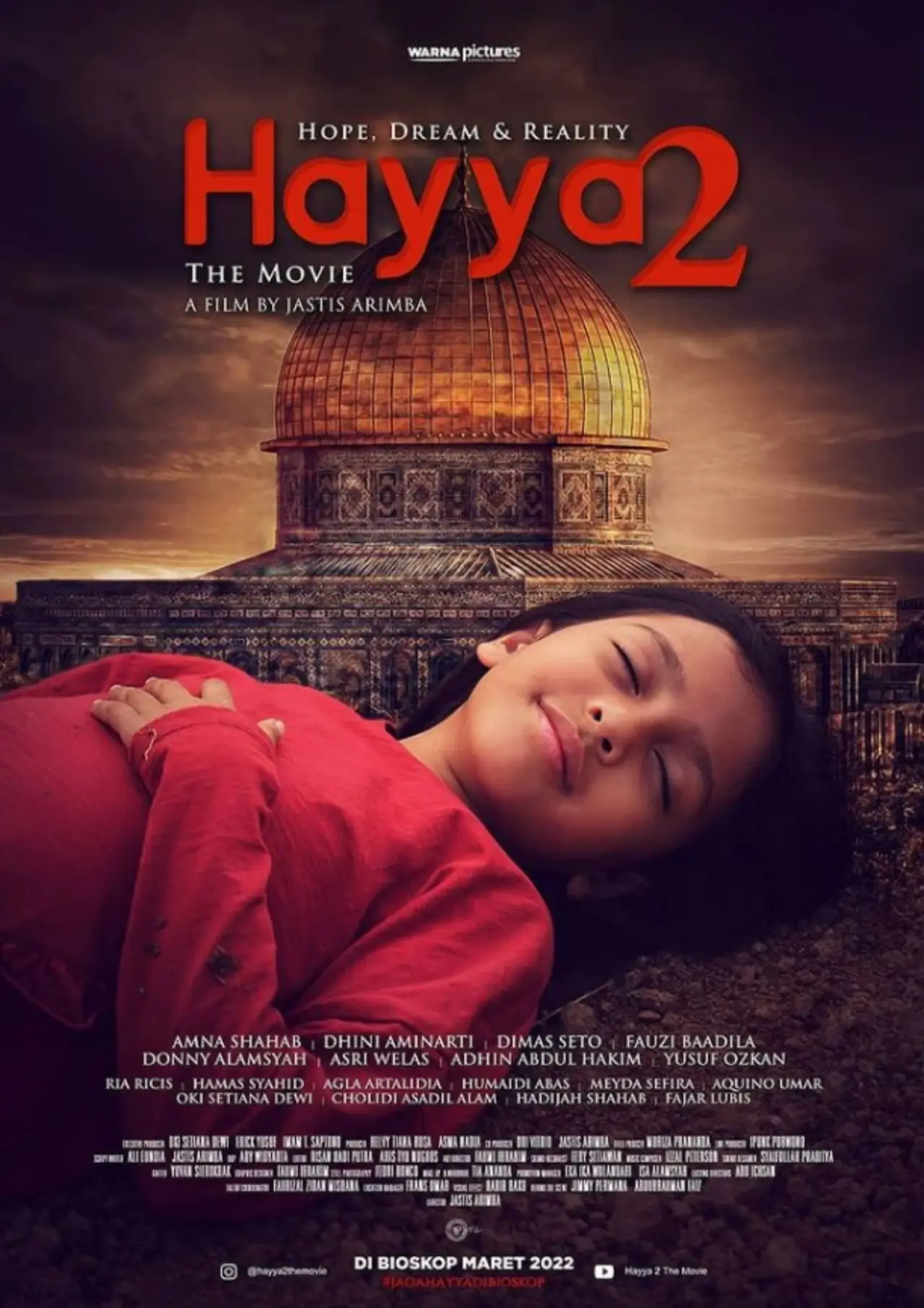 Plakat filmowy "Hayya 2 the Movie: Hope, Dream and Reality"