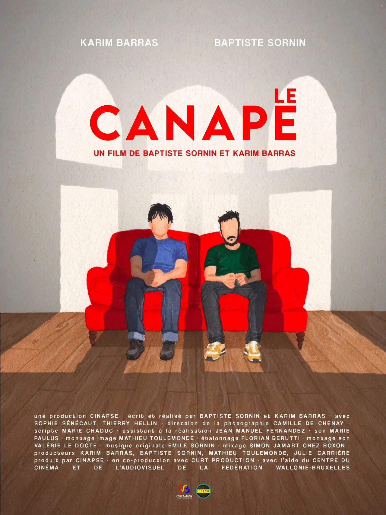Plakat filmowy "Le canapé"
