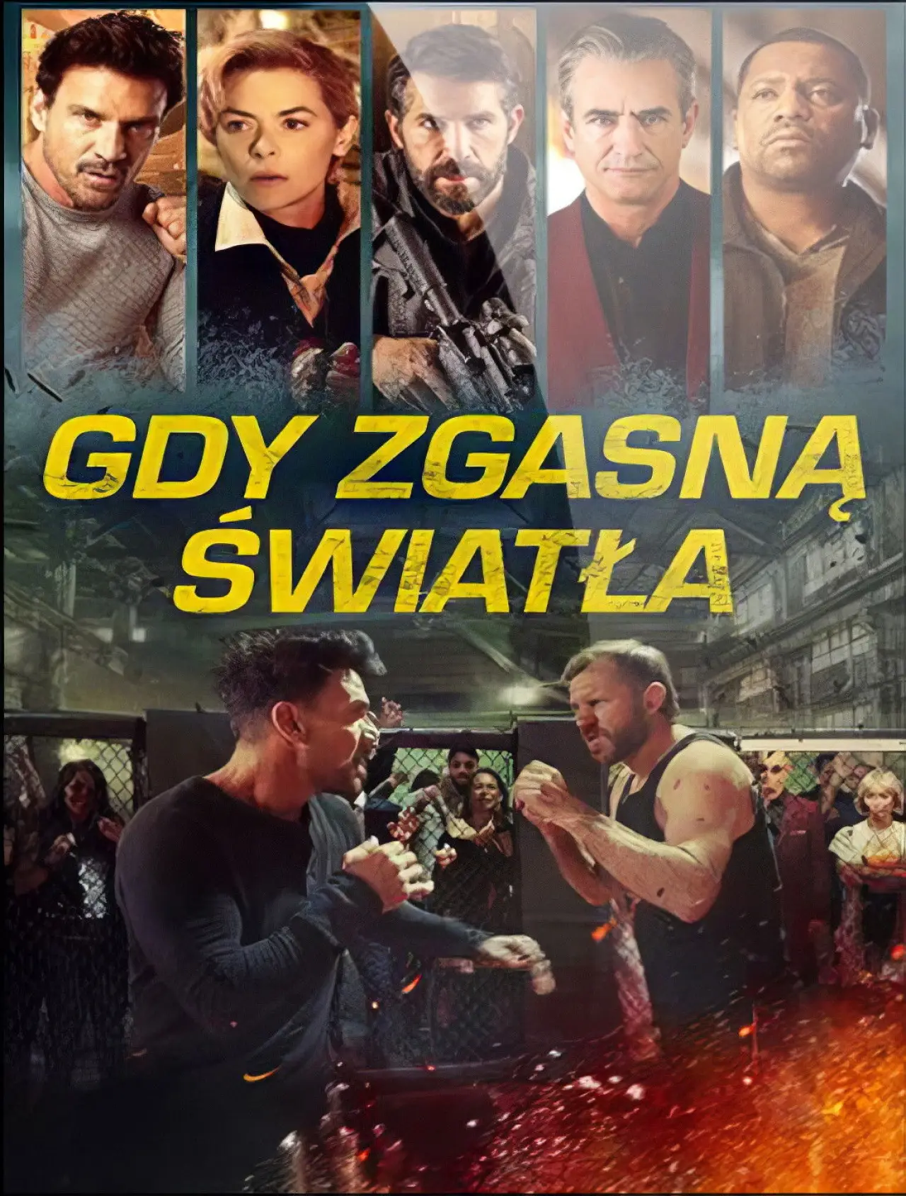 Plakat filmowy "Gdy zgasną światła"