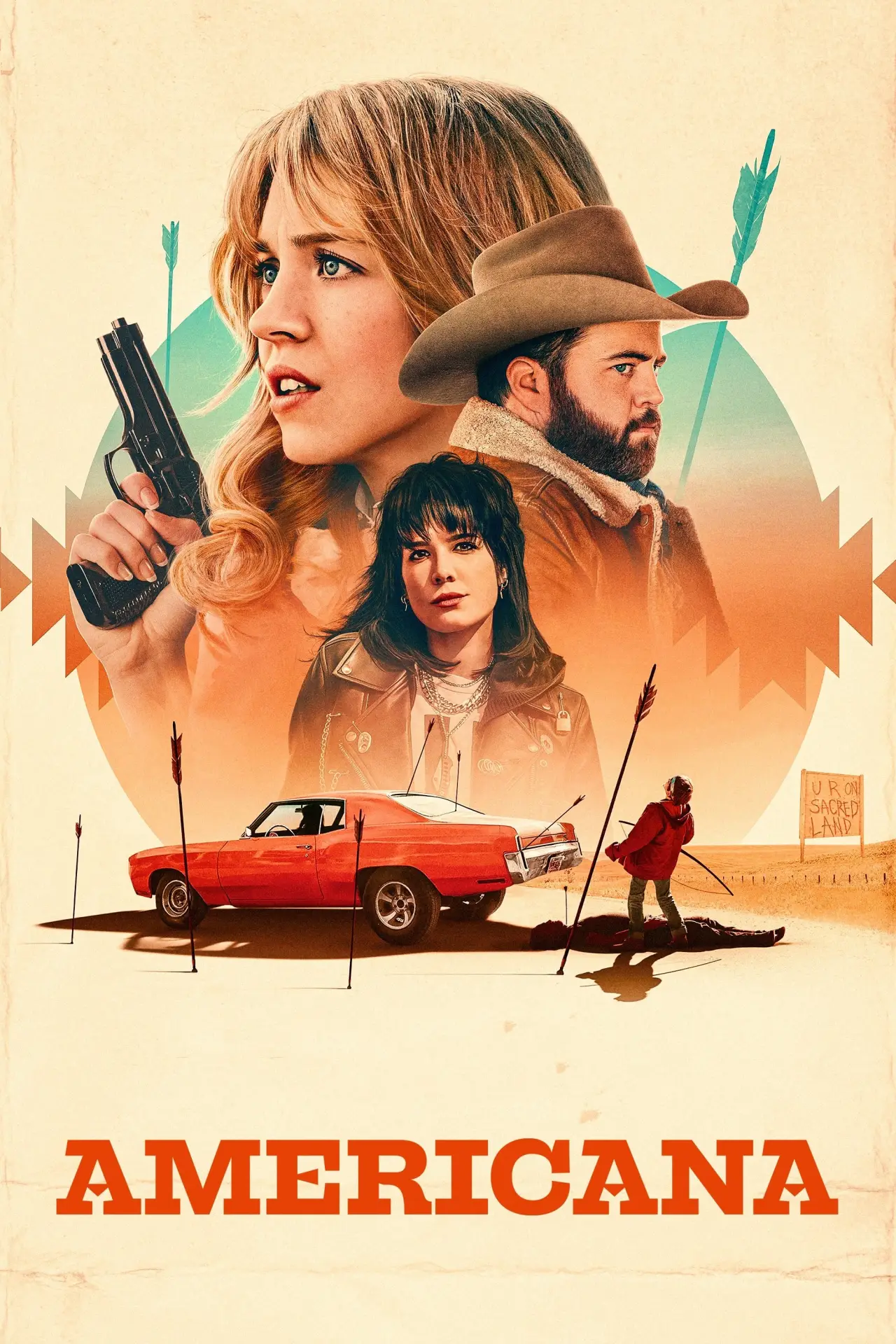 Plakat filmowy "Americana"