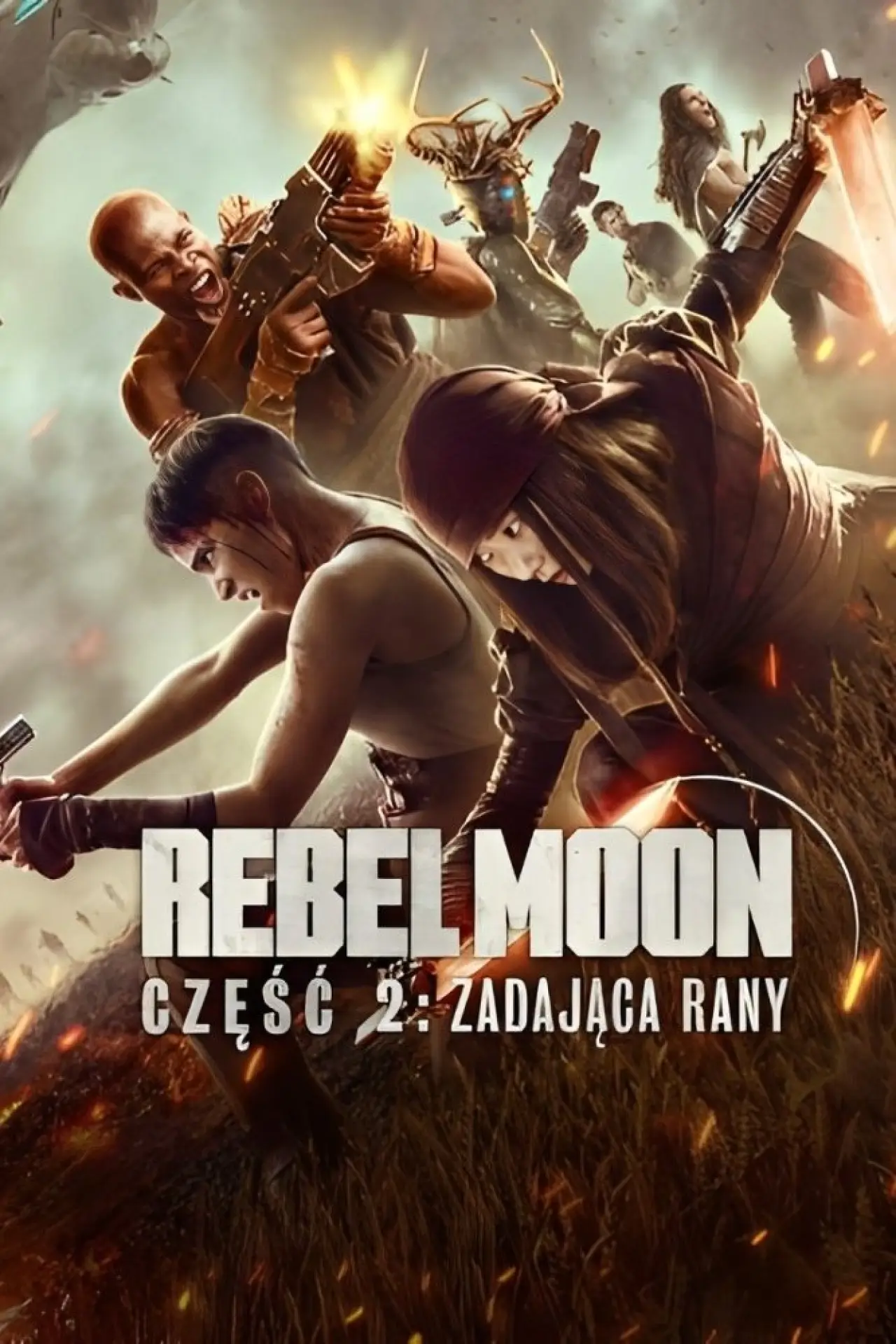 Plakat filmowy "Rebel Moon – część 2: Zadająca rany"