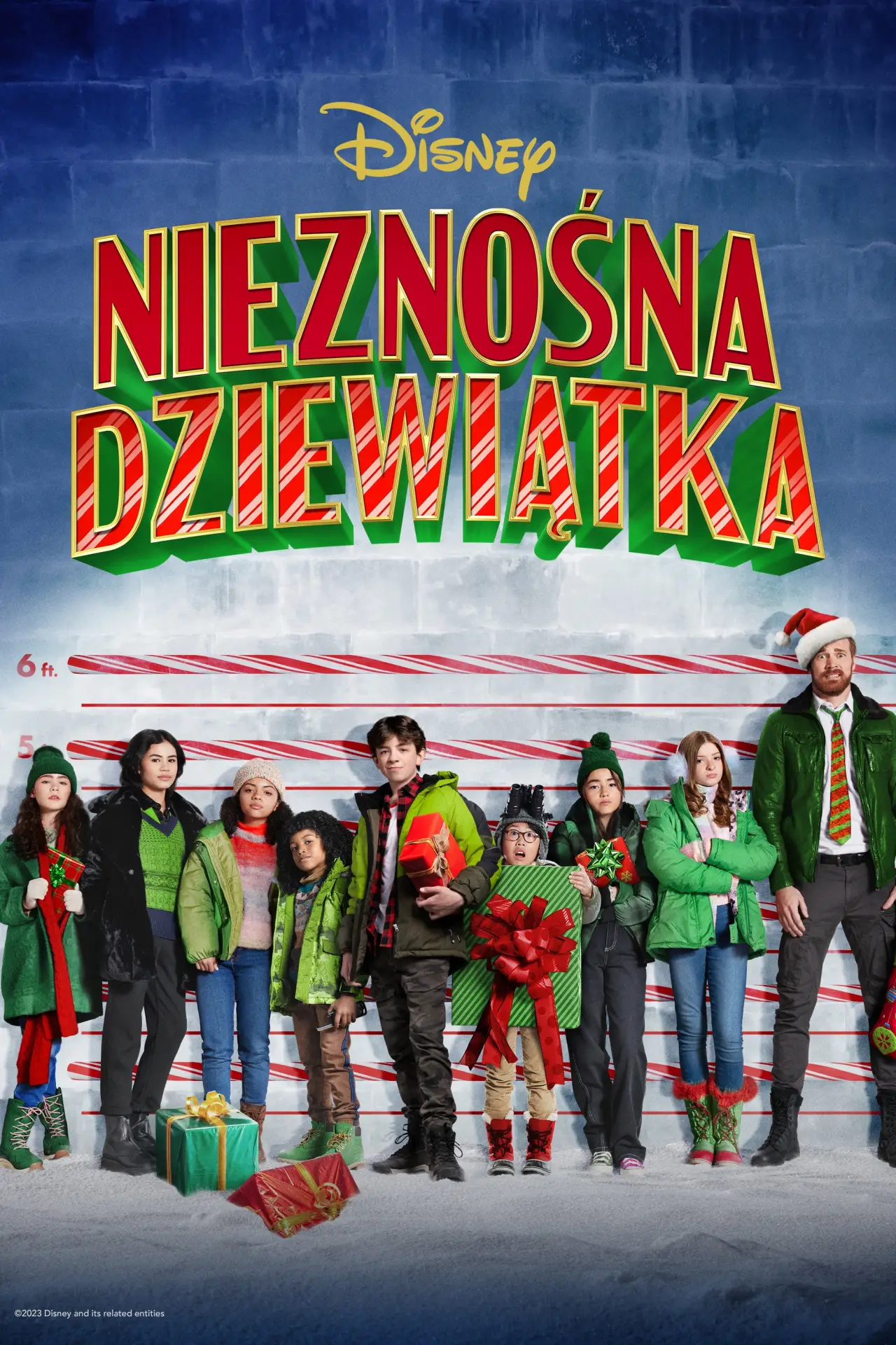 Plakat filmowy "Nieznośna dziewiątka"