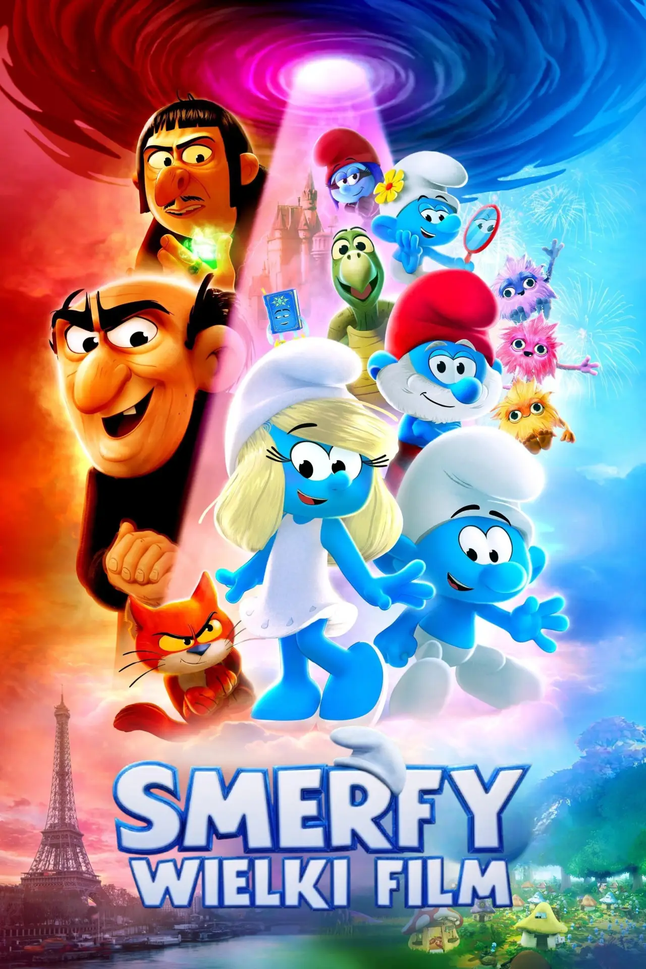 Plakat filmowy "Smerfy. Wielki film"