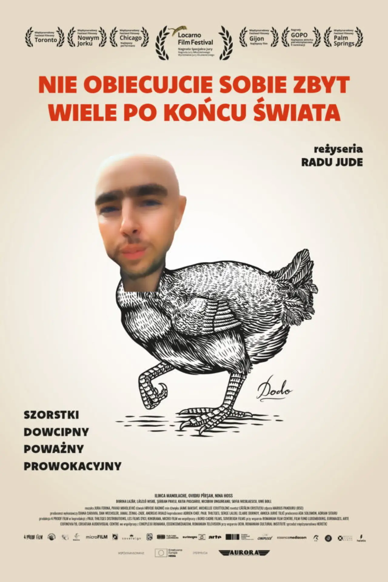 Plakat filmowy "Nie obiecujcie sobie zbyt wiele po końcu świata"
