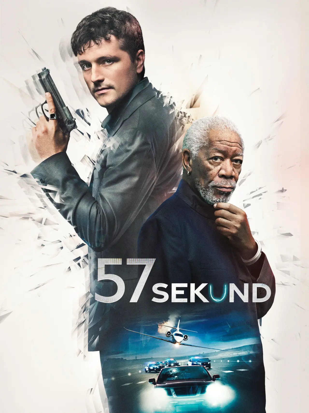Plakat filmowy "57 sekund"