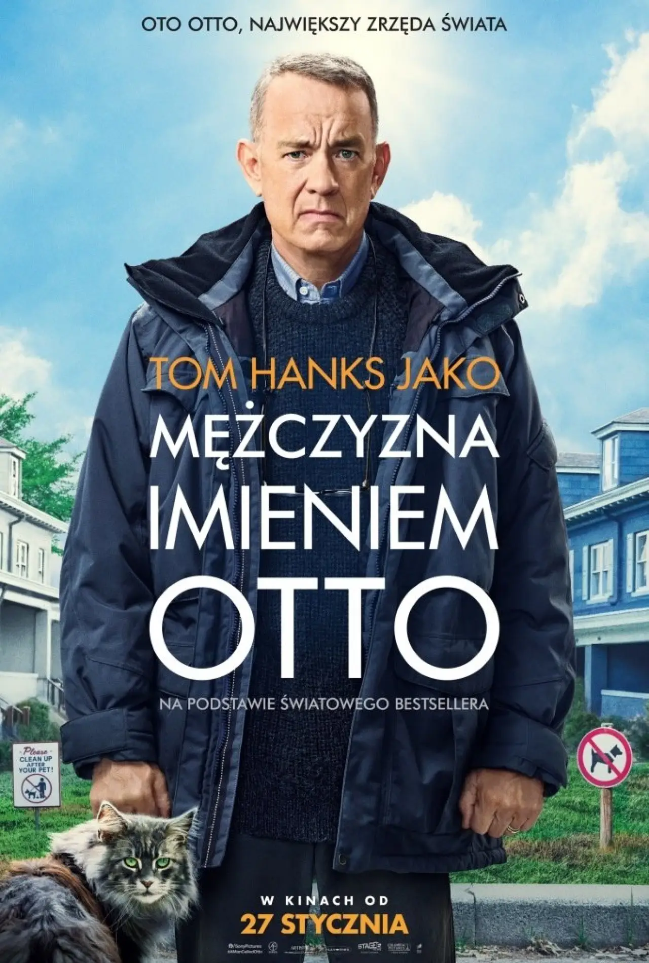 Plakat filmowy "Mężczyzna imieniem Otto"