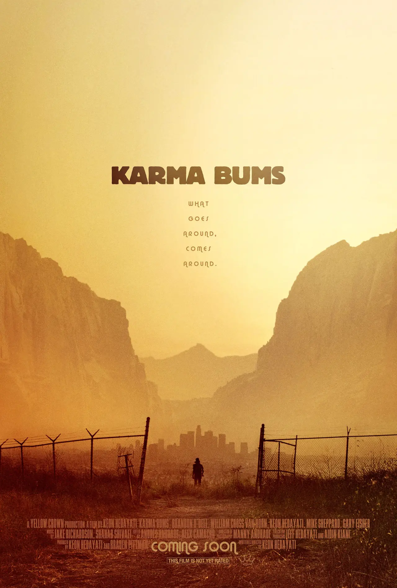 Plakat filmowy "Karma Bums"