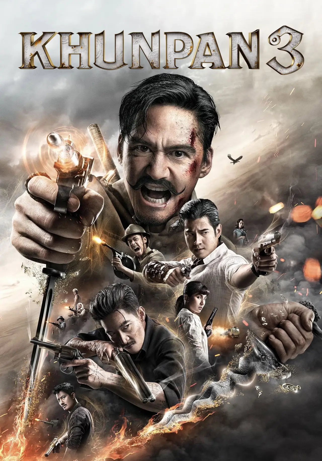 Plakat filmowy "Khun Pan 3"