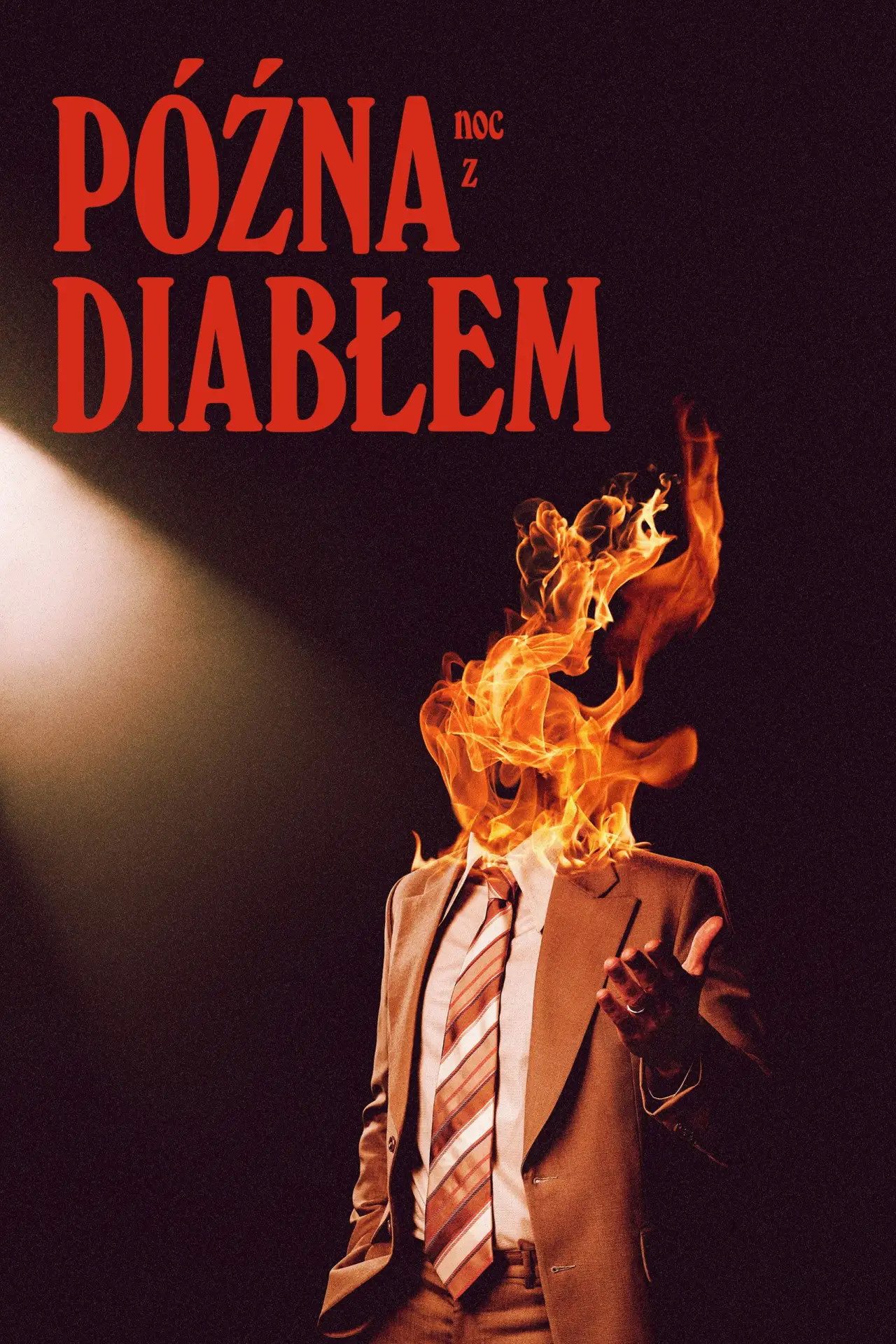 Plakat filmowy "Późna noc z diabłem"