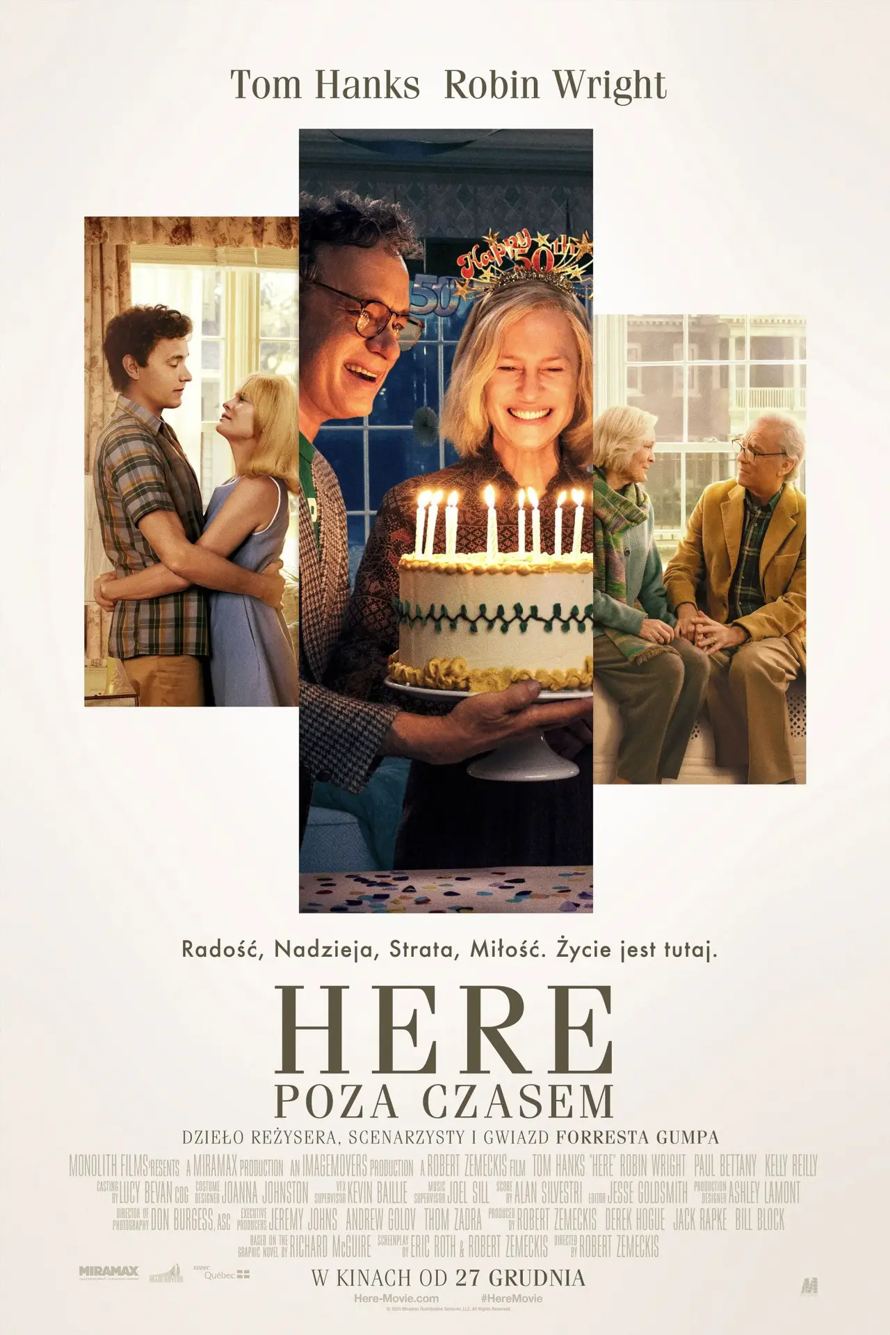 Plakat filmowy "Here. Poza czasem"