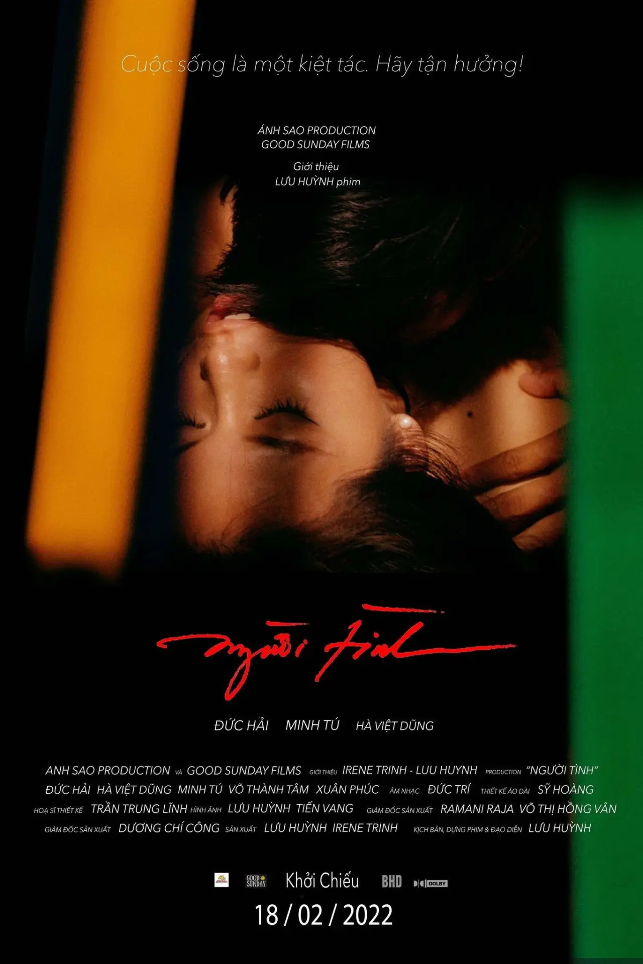 Plakat filmowy "Người tình"