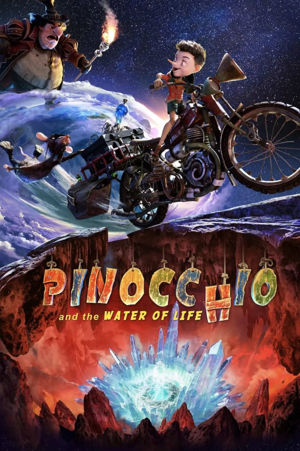 Plakat filmowy "Pinocchio and the Water of Life"