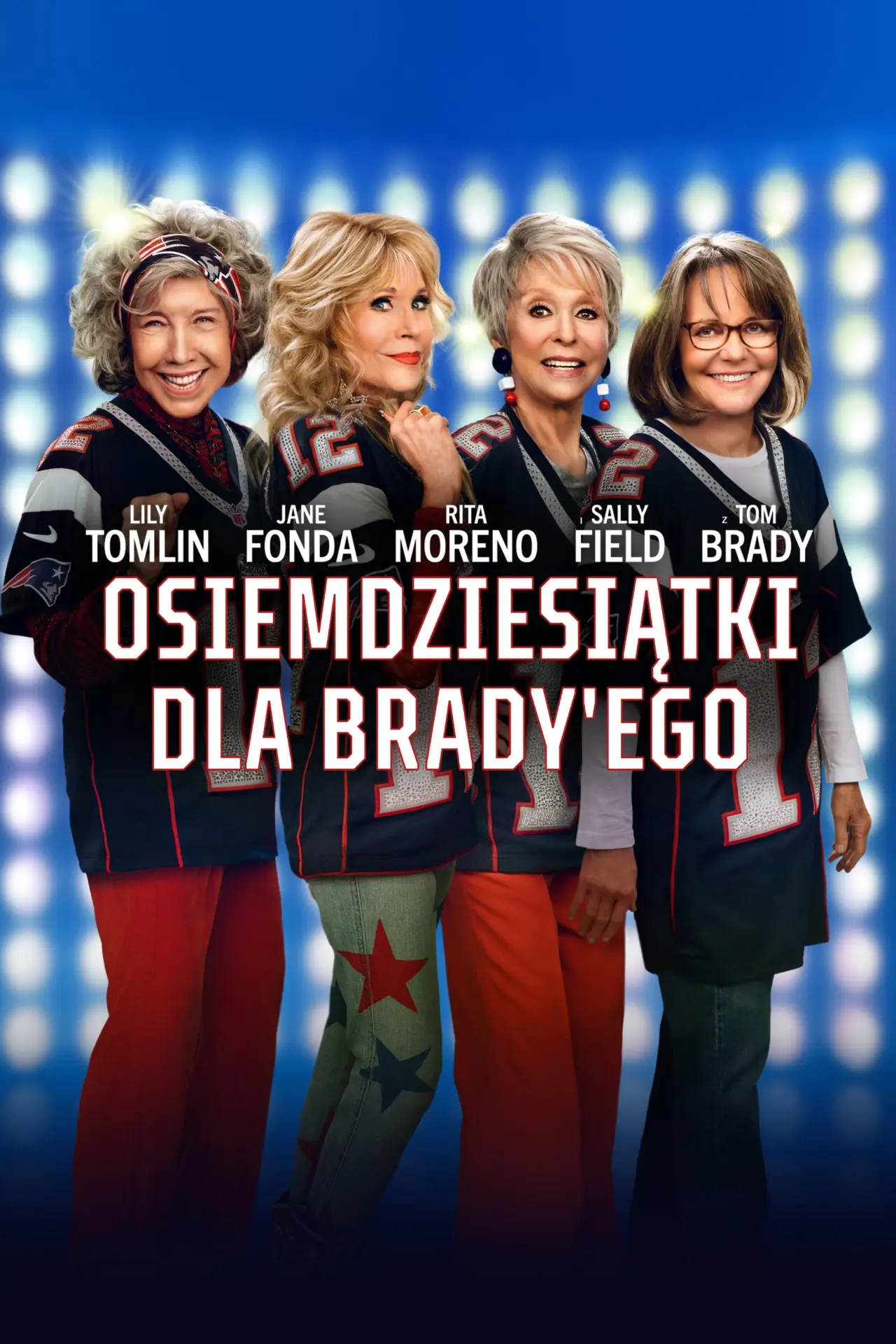 Plakat filmowy "Osiemdziesiątki dla Brady