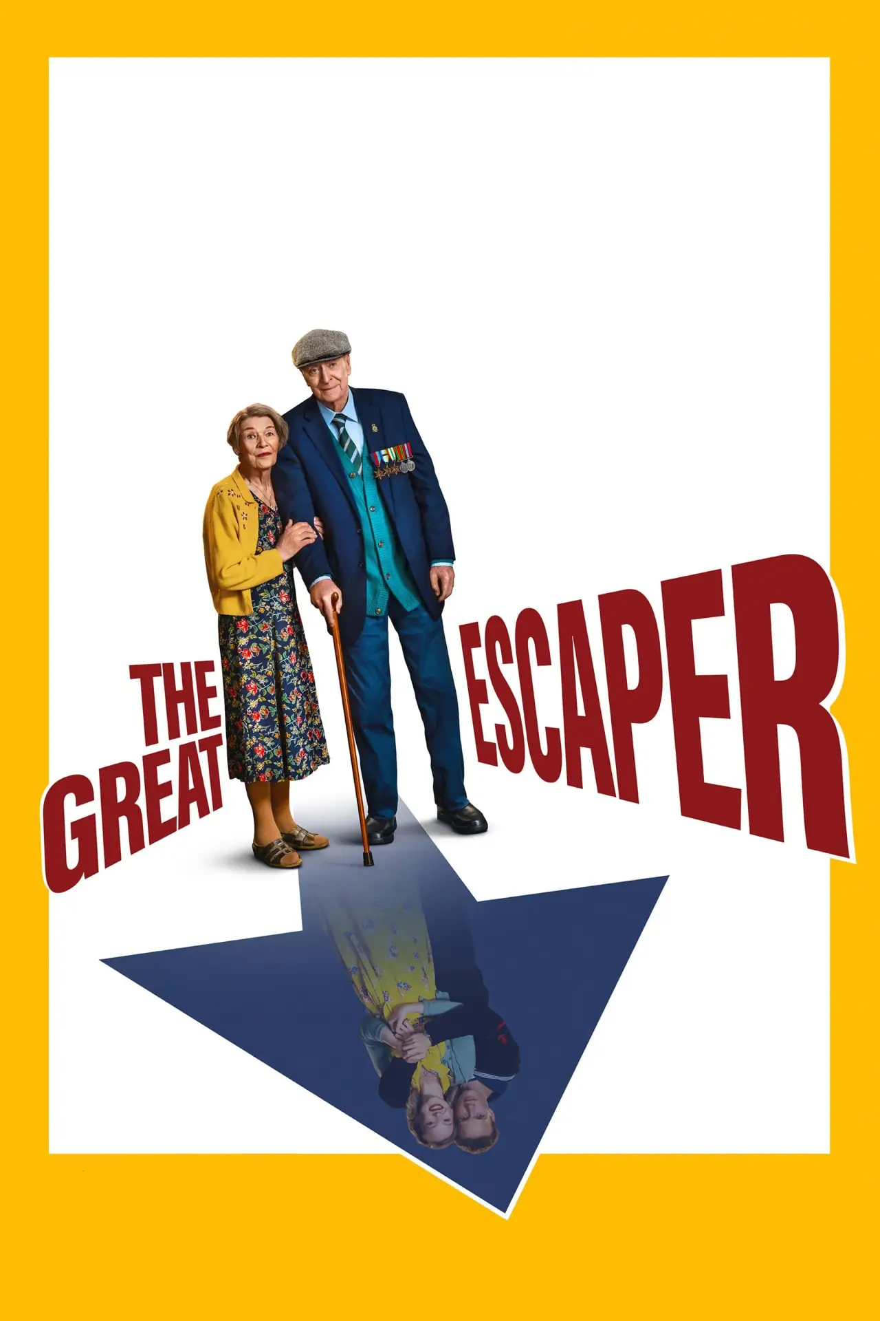 Plakat filmowy "Wielki uciekinier"