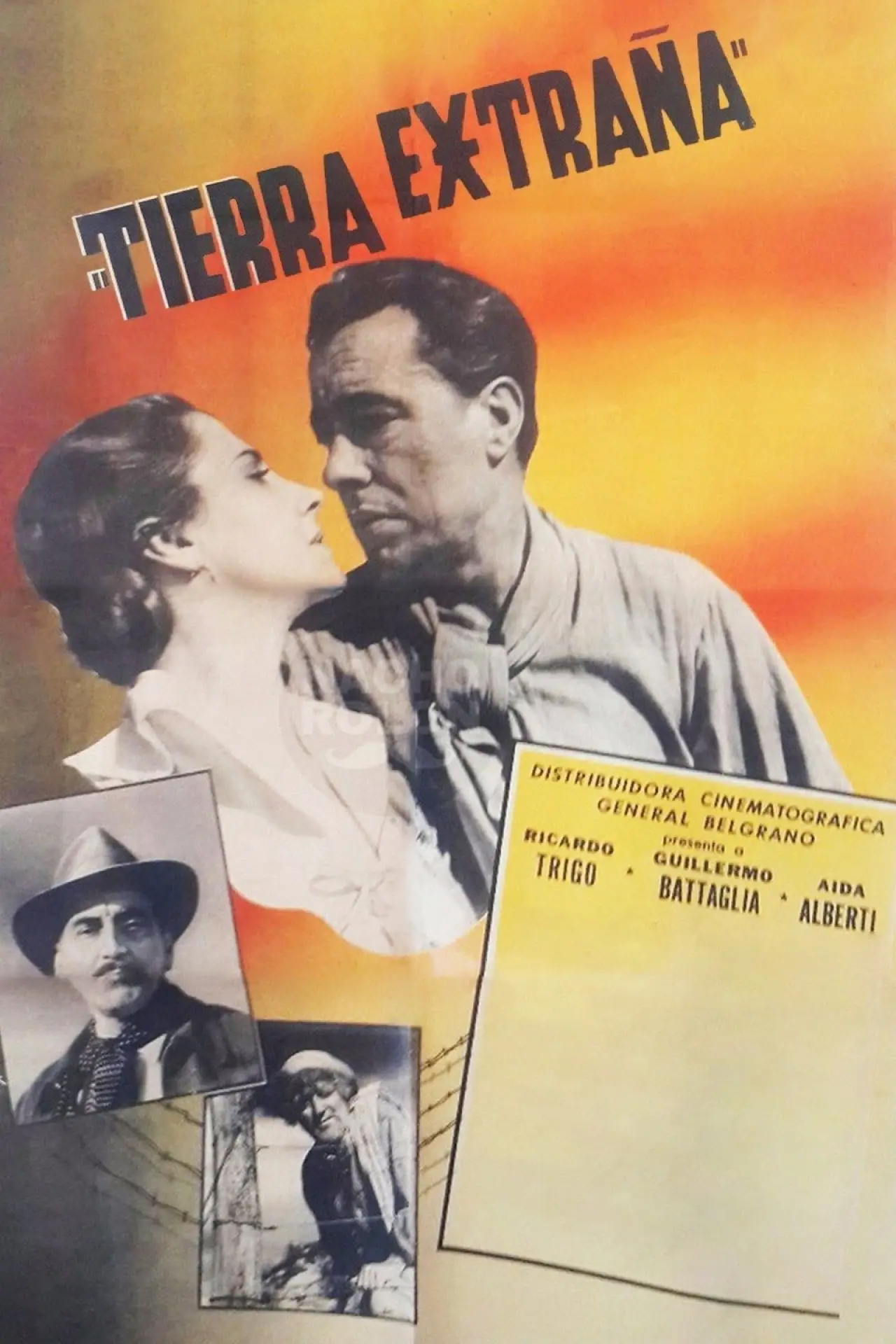Plakat filmowy "Tierra extraña"