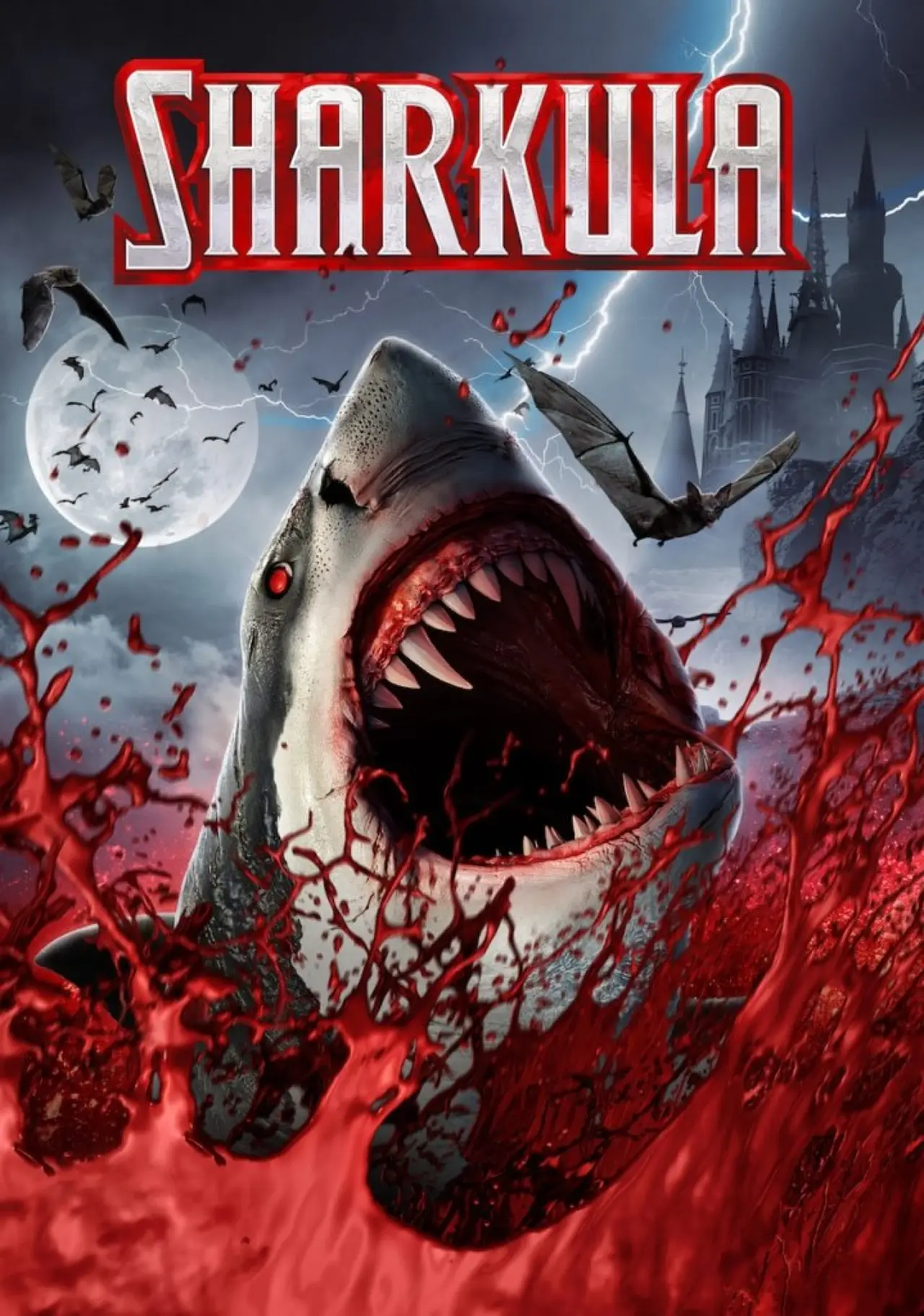Plakat filmowy "Sharkula"