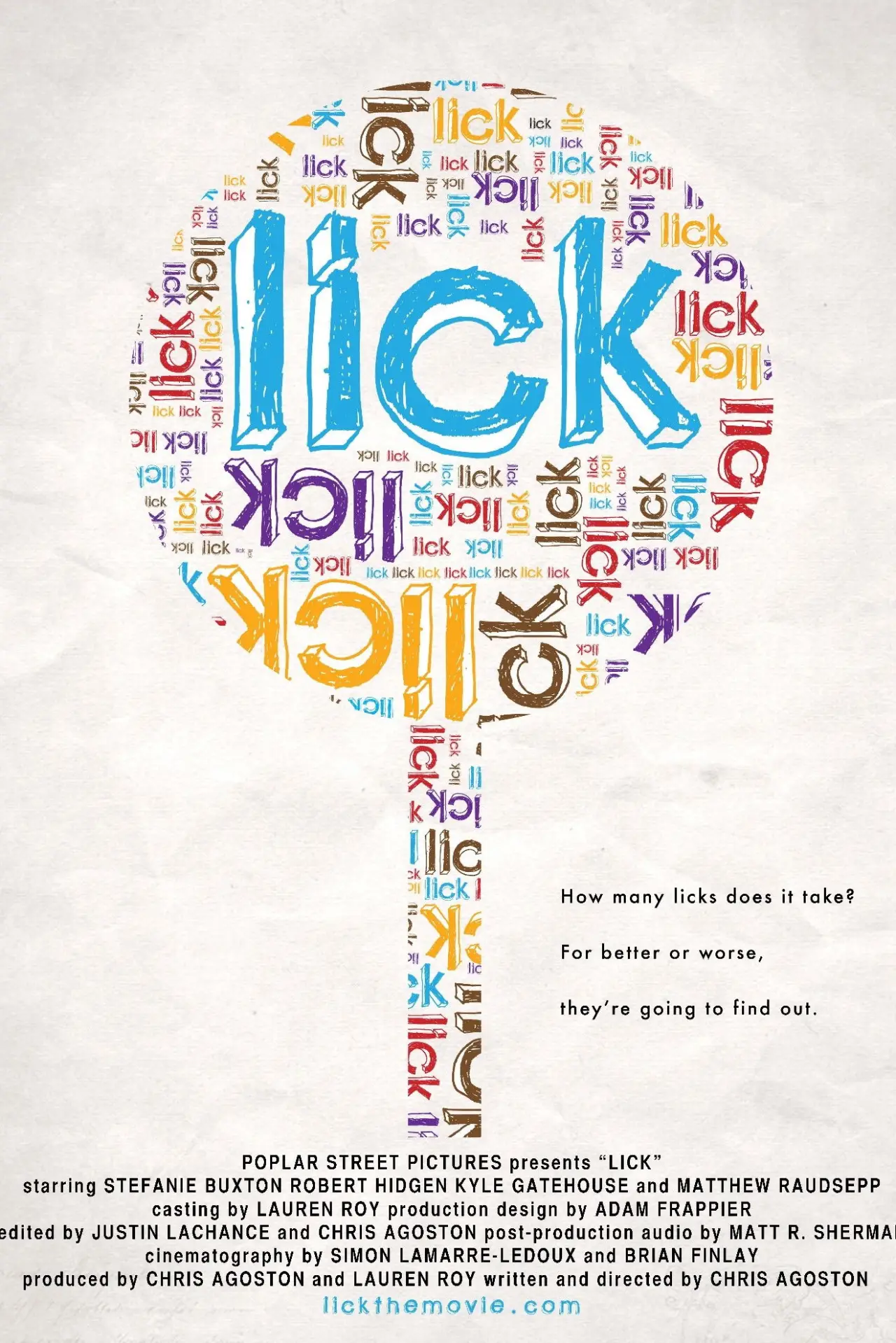 Plakat filmowy "Lick"