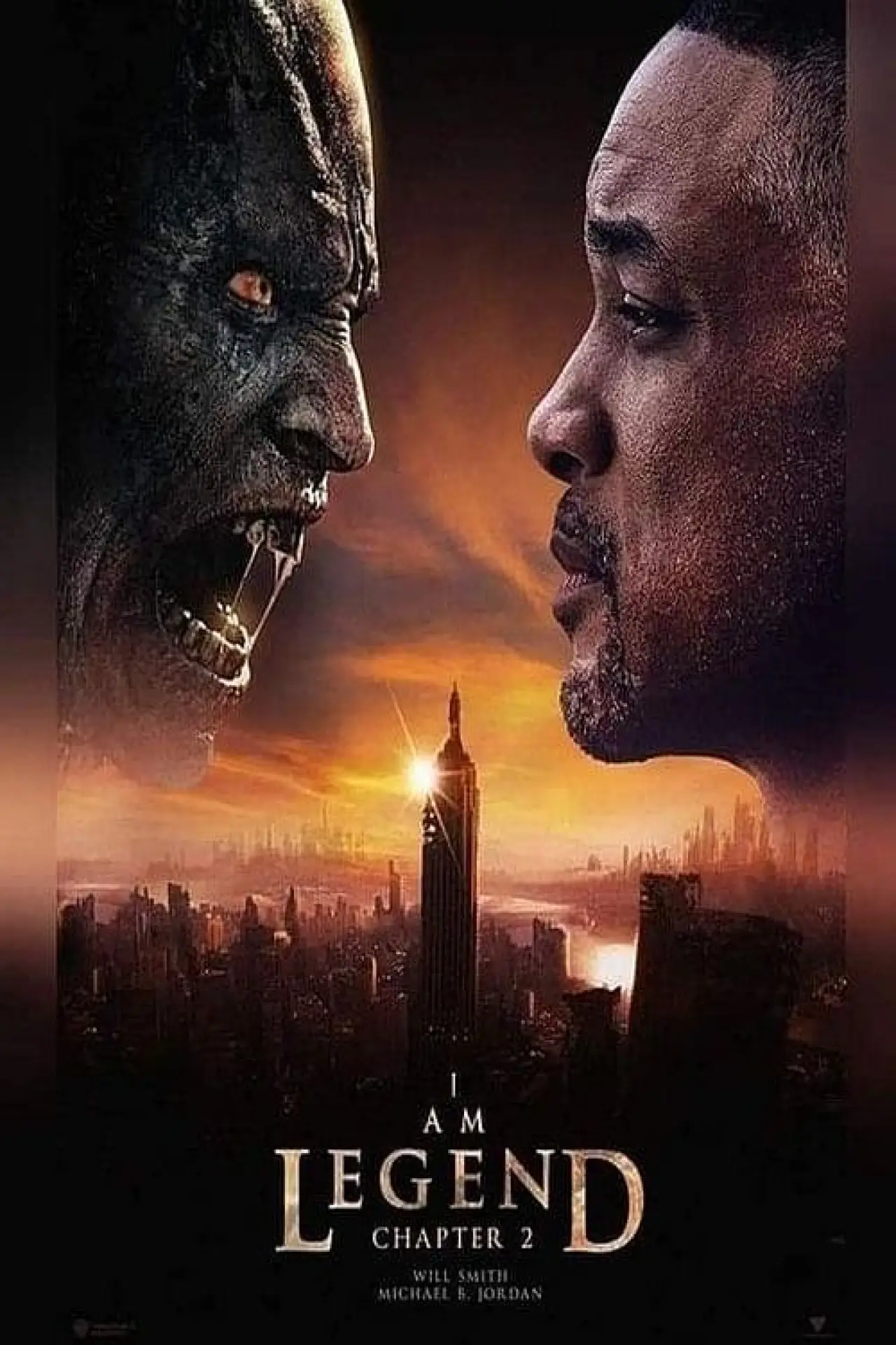 Plakat filmowy "I Am Legend 2"