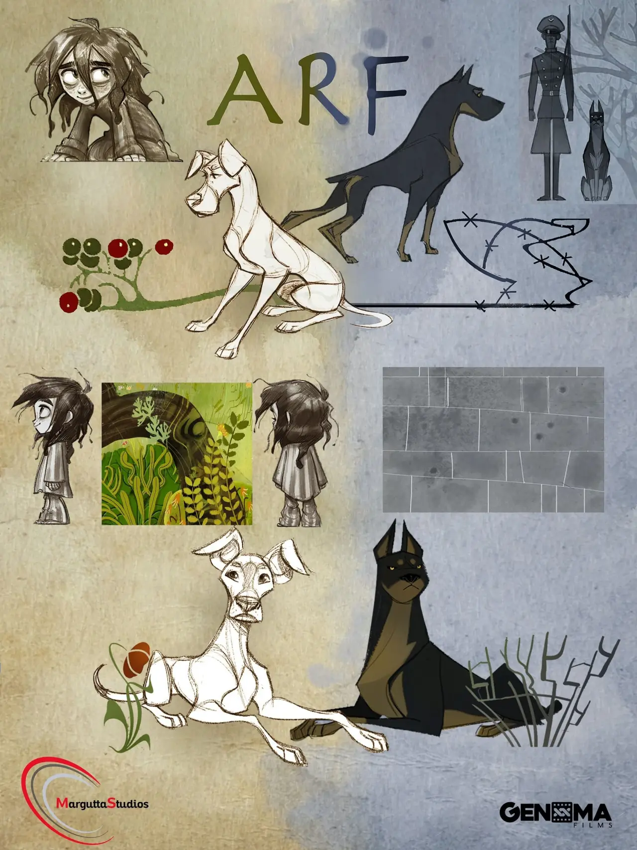 Plakat filmowy "Arf"