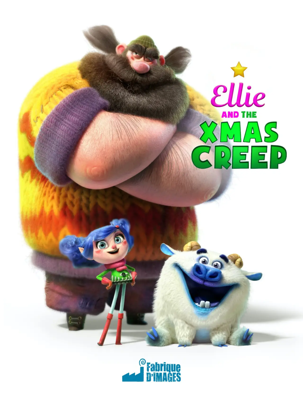 Plakat filmowy "Ellie and the Christmas Creep"