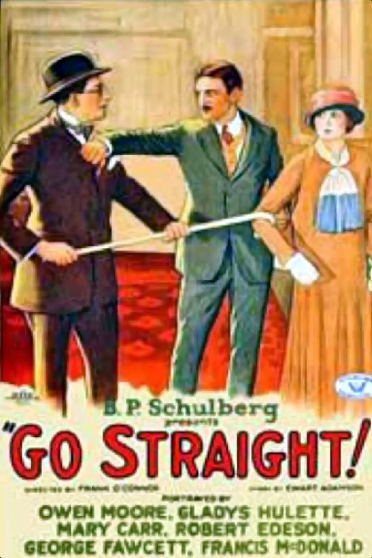 Plakat filmowy "Go Straight!"