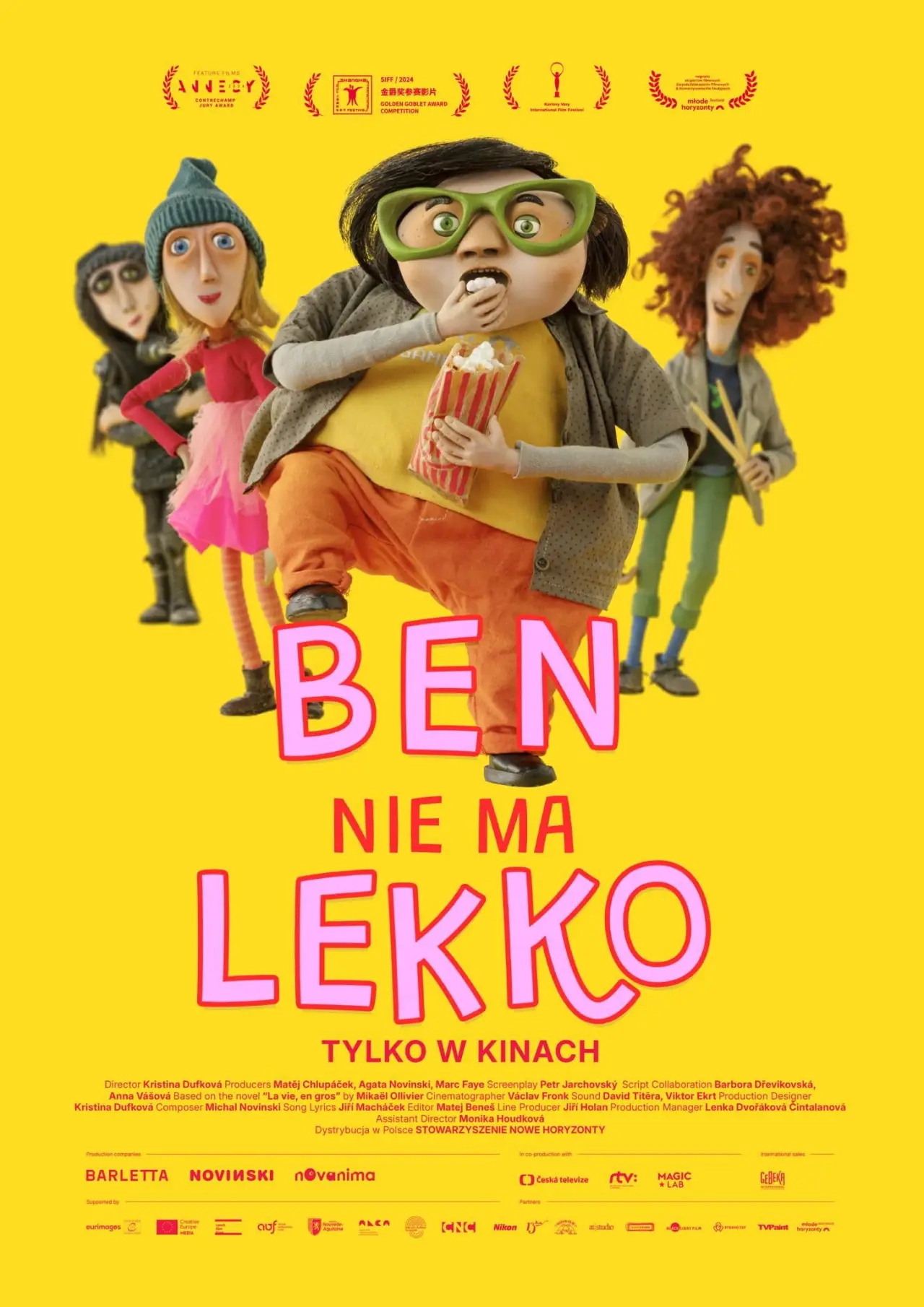 Plakat filmowy "Ben nie ma lekko"