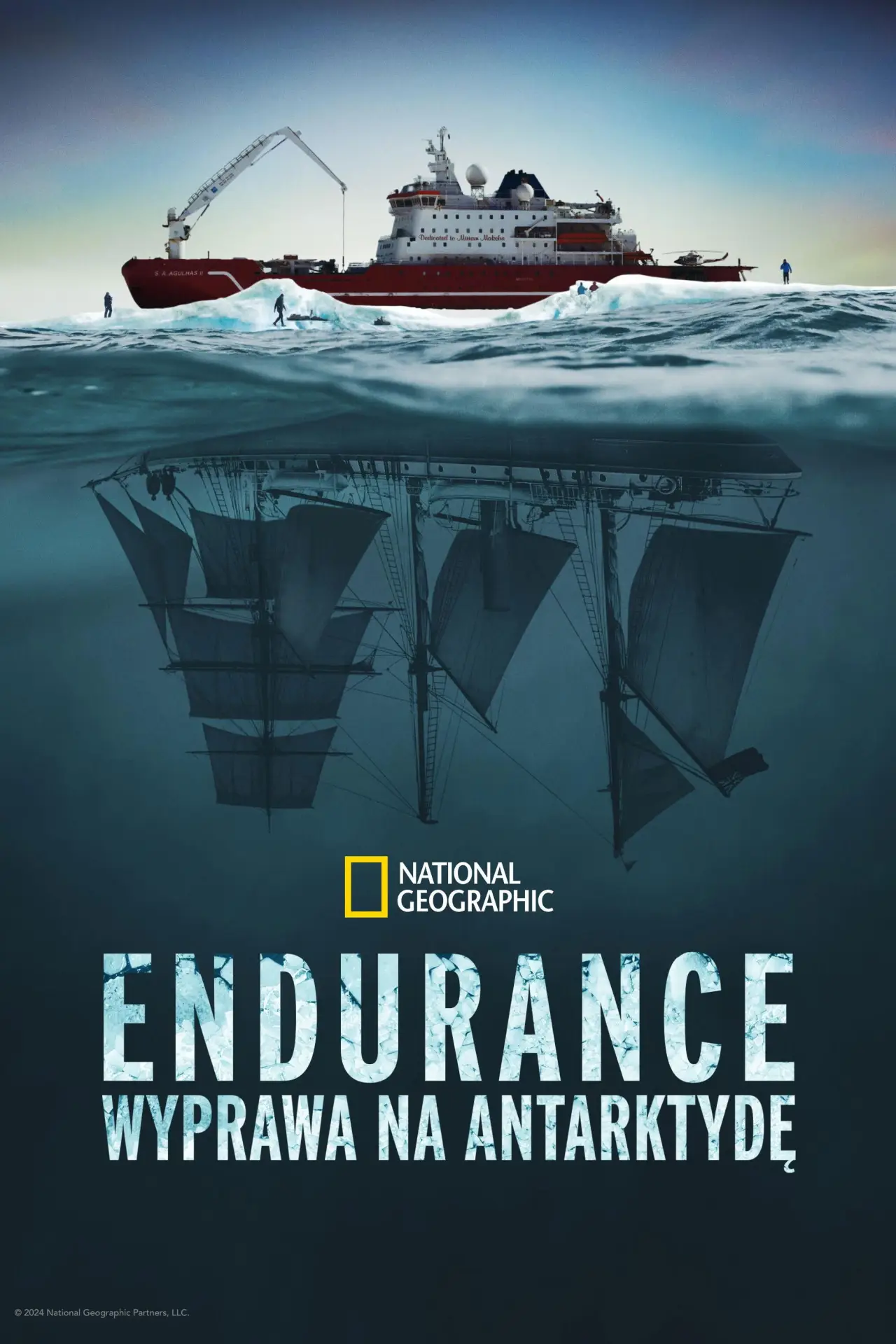 Plakat filmowy "Endurance: wyprawa na Antarktydę"