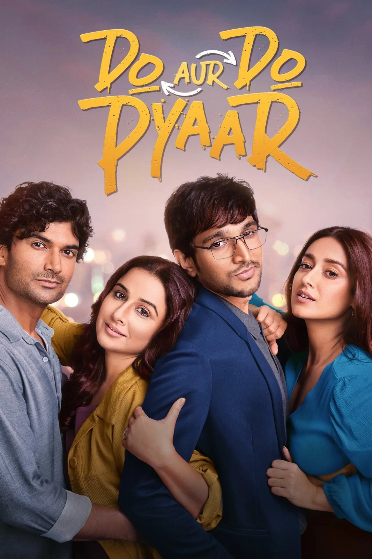 Plakat filmowy "दो और दो प्यार"
