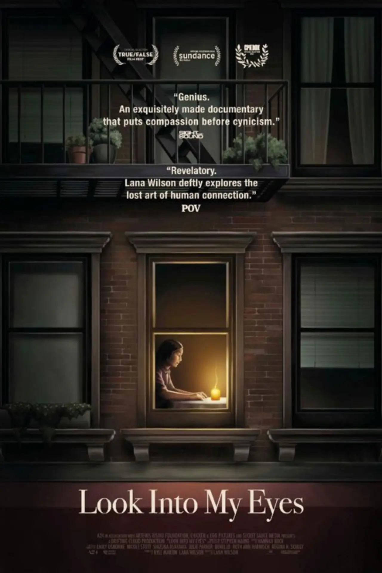 Plakat filmowy "Look into My Eyes"