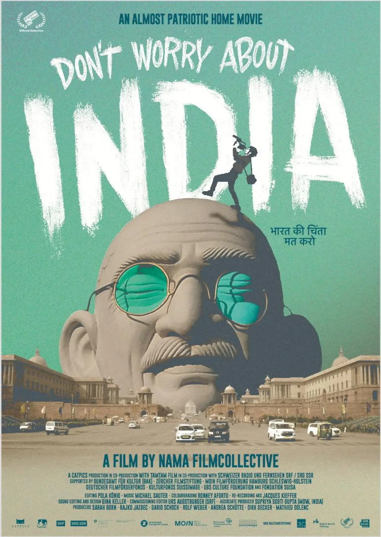Plakat filmowy "Don’t Worry About India"