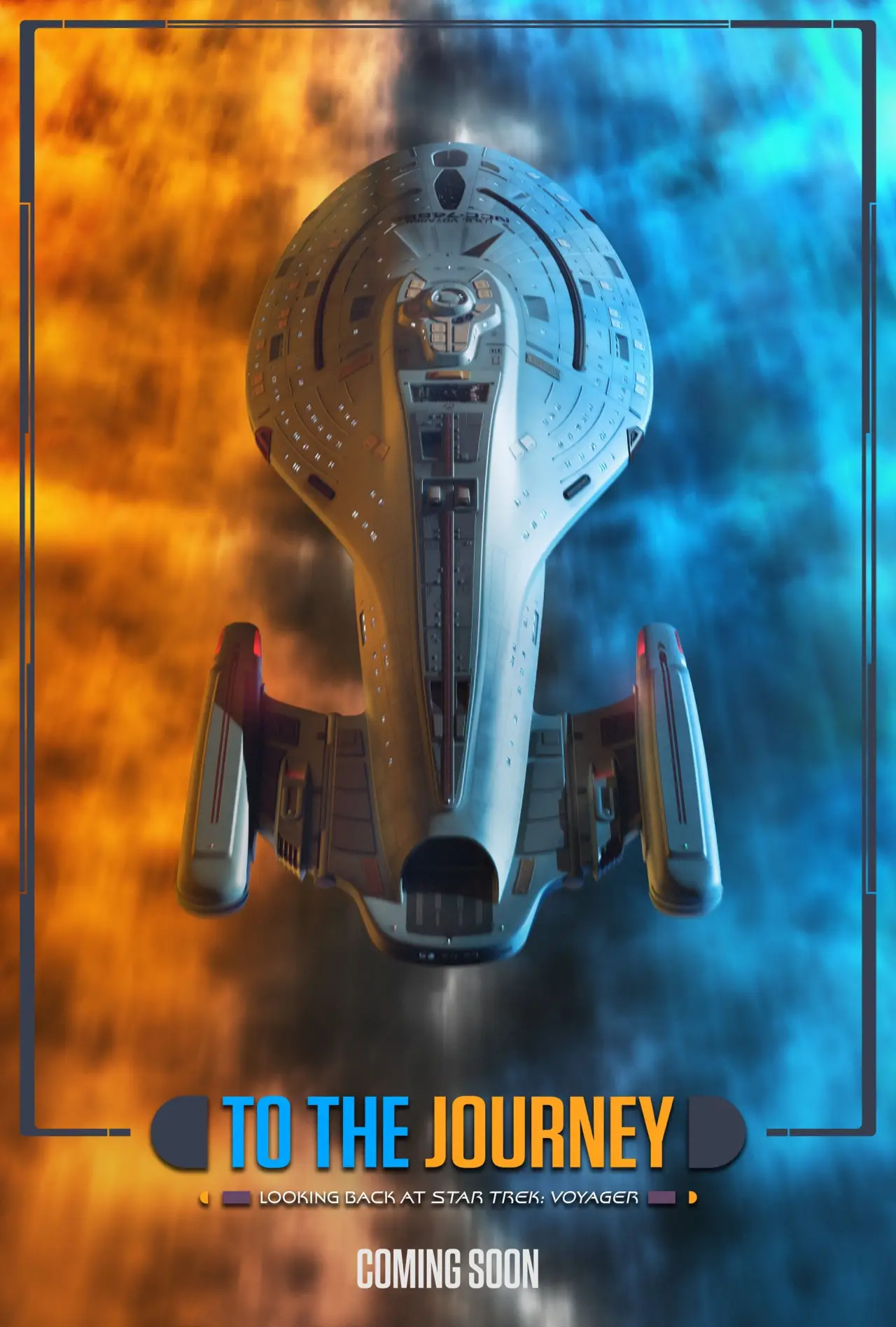 Plakat filmowy "To the Journey: Looking Back at Star Trek: Voyager"