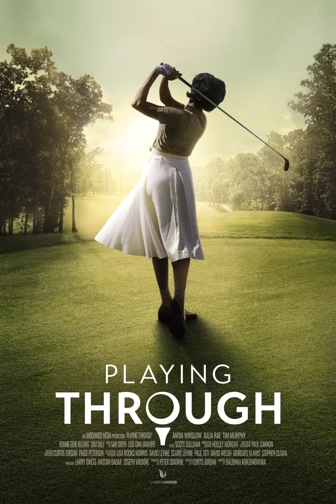 Plakat filmowy "Playing Through"
