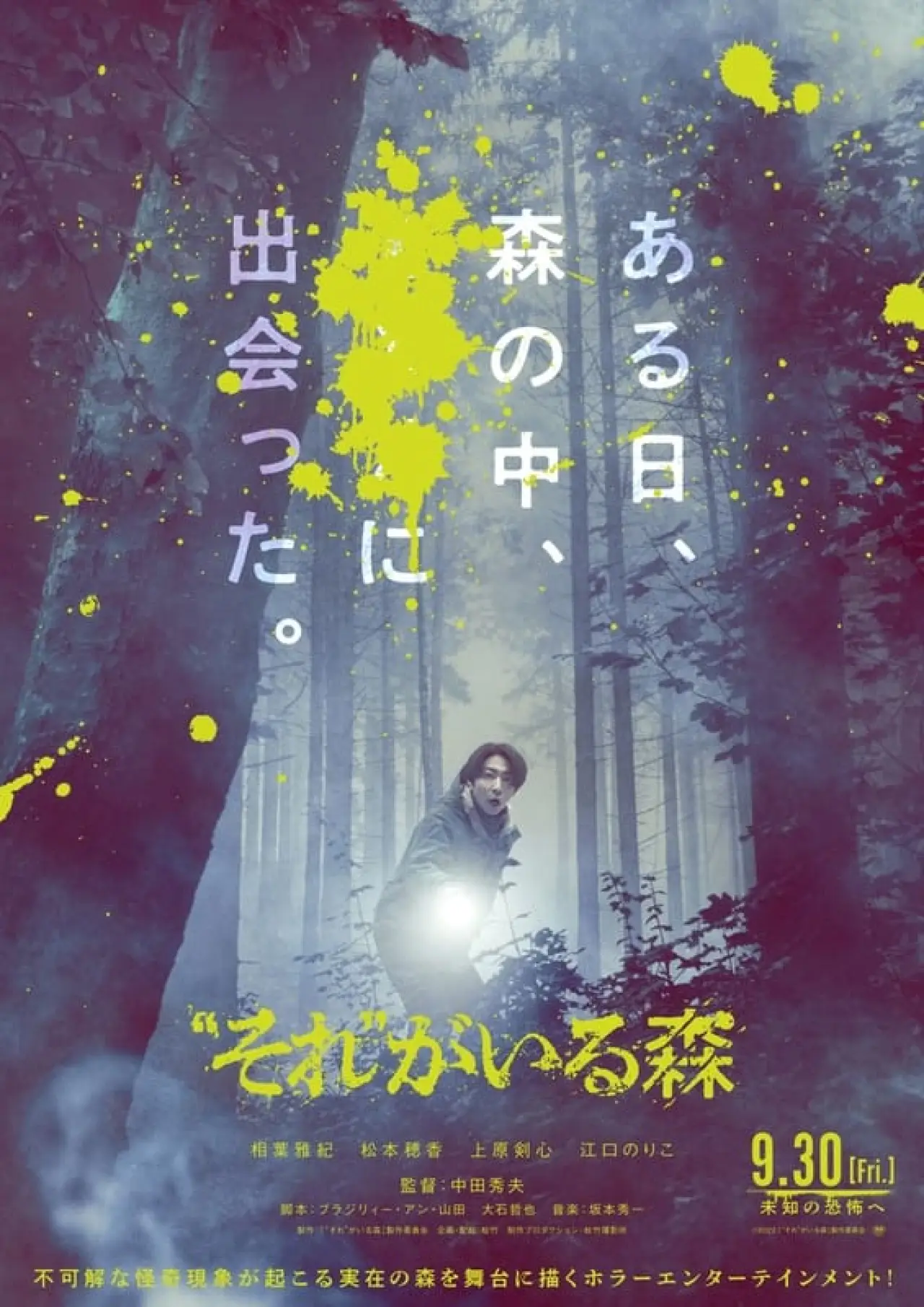 Plakat filmowy "“それ”がいる森"