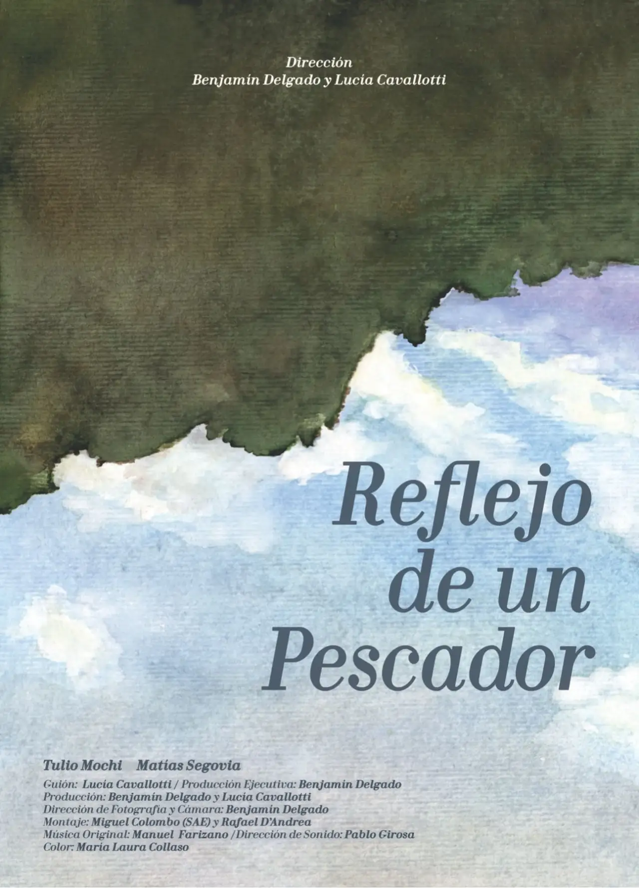 Plakat filmowy "Reflejo de un pescador"