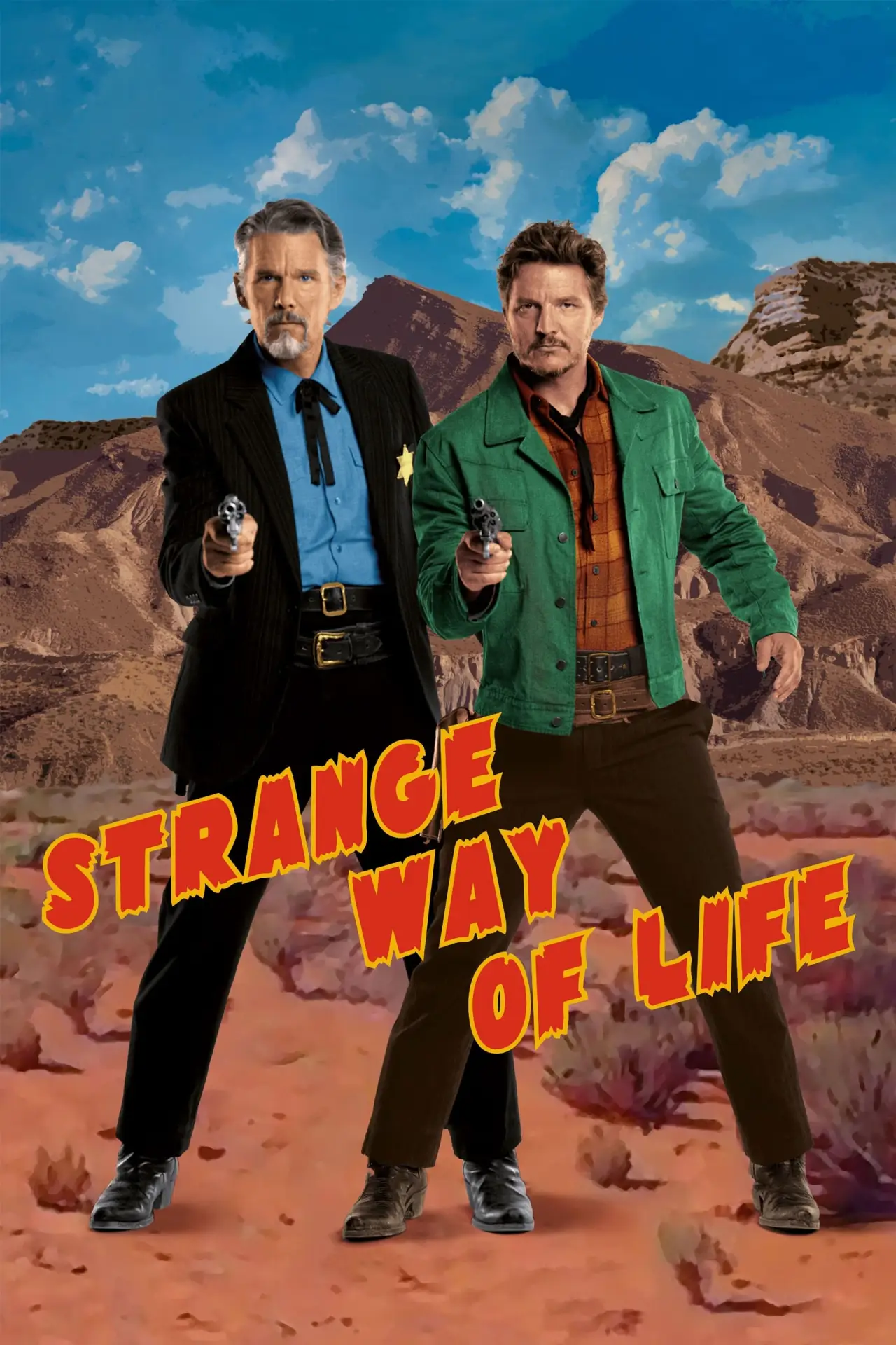 Plakat filmowy "Dziwne ścieżki życia"
