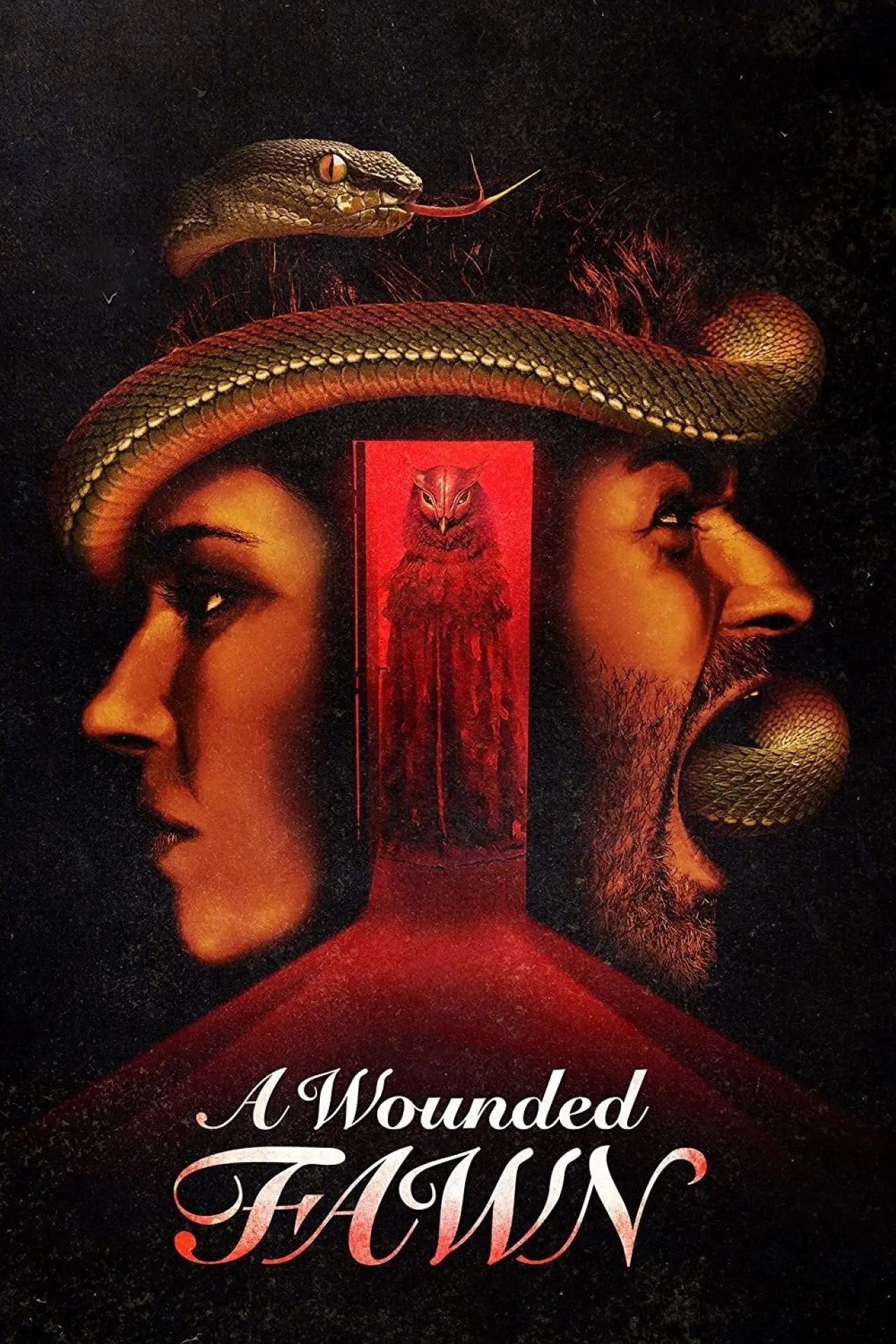 Plakat filmowy "A Wounded Fawn"