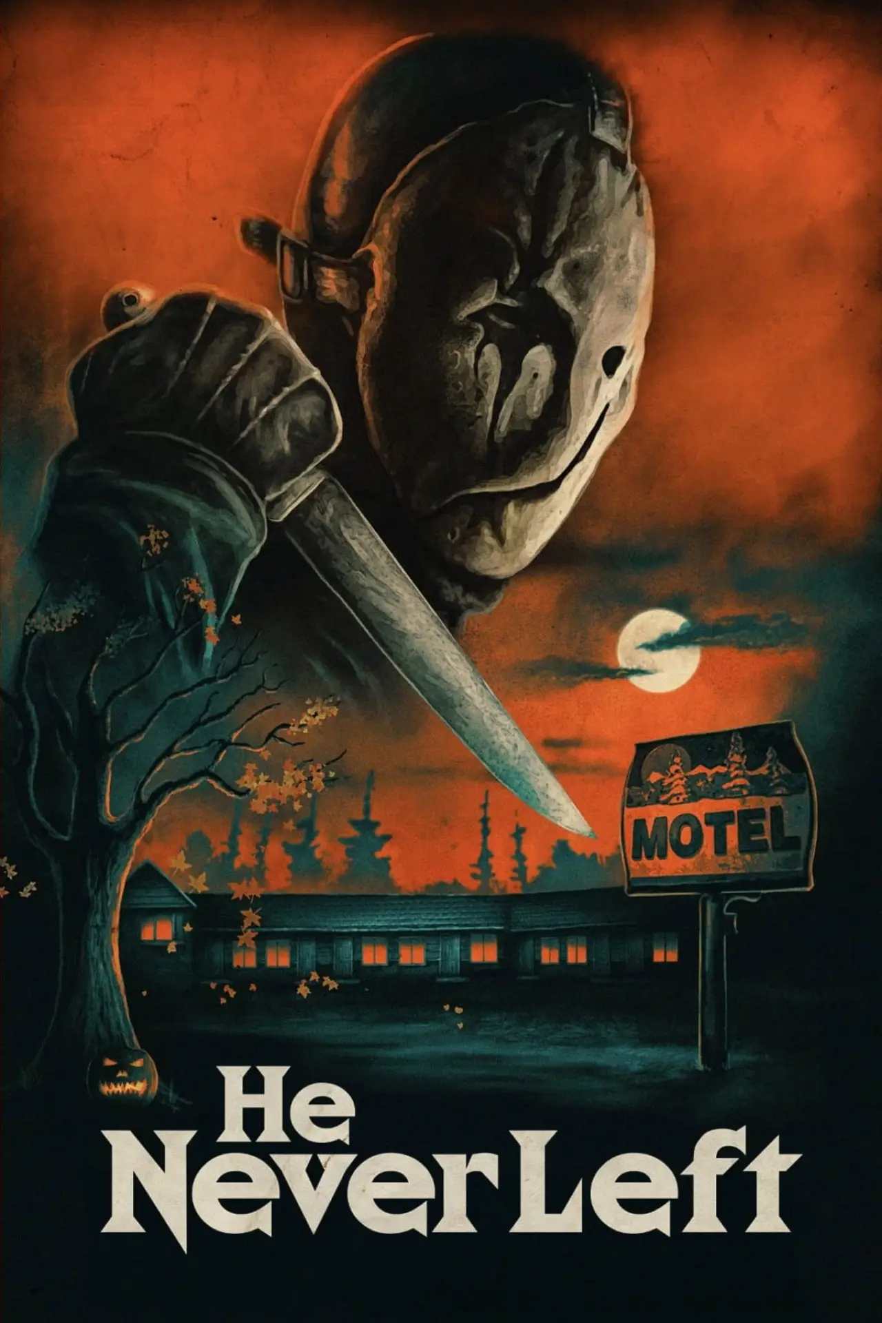 Plakat filmowy "He Never Left"