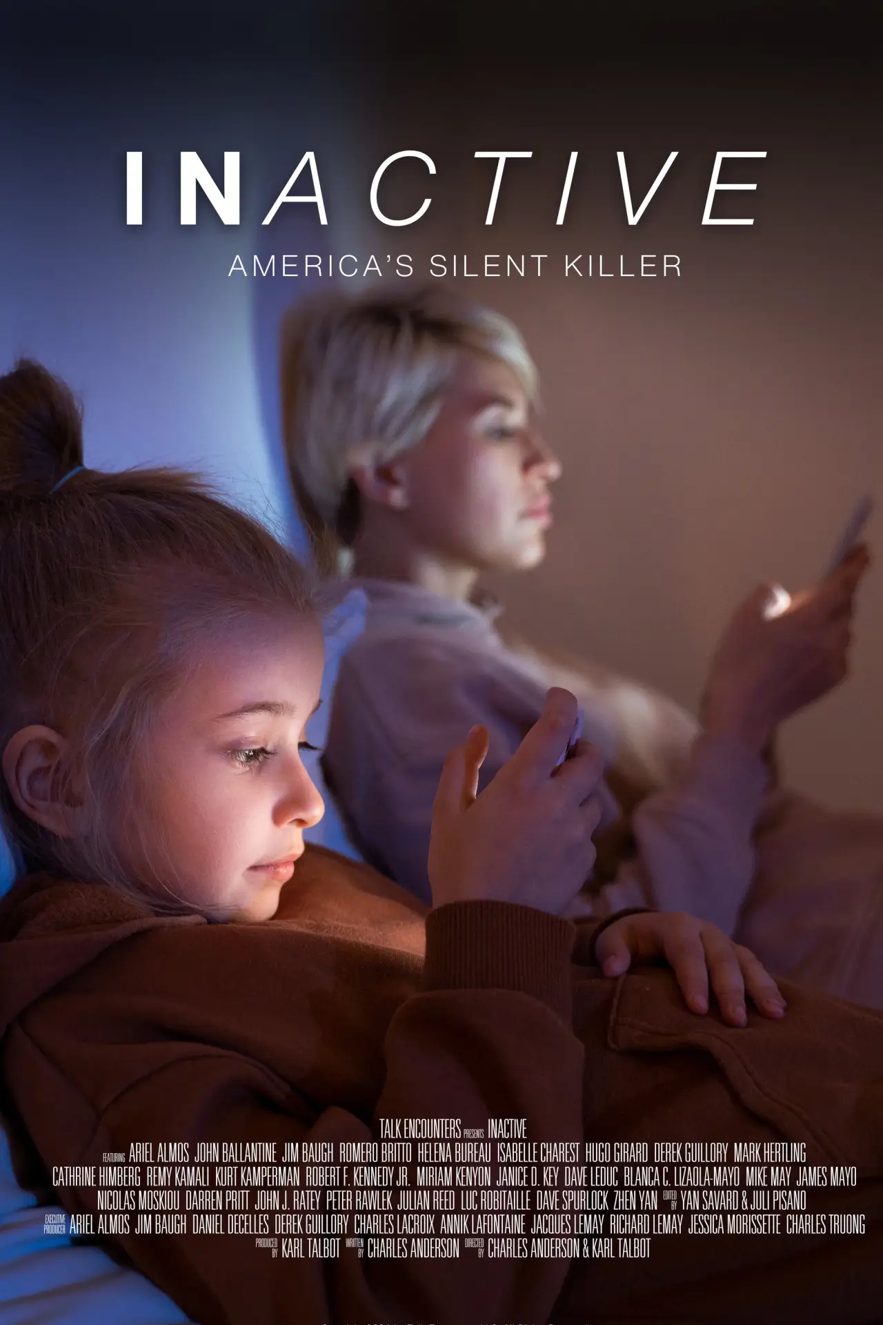 Plakat filmowy "INactive, Americaʼs Silent Killer"