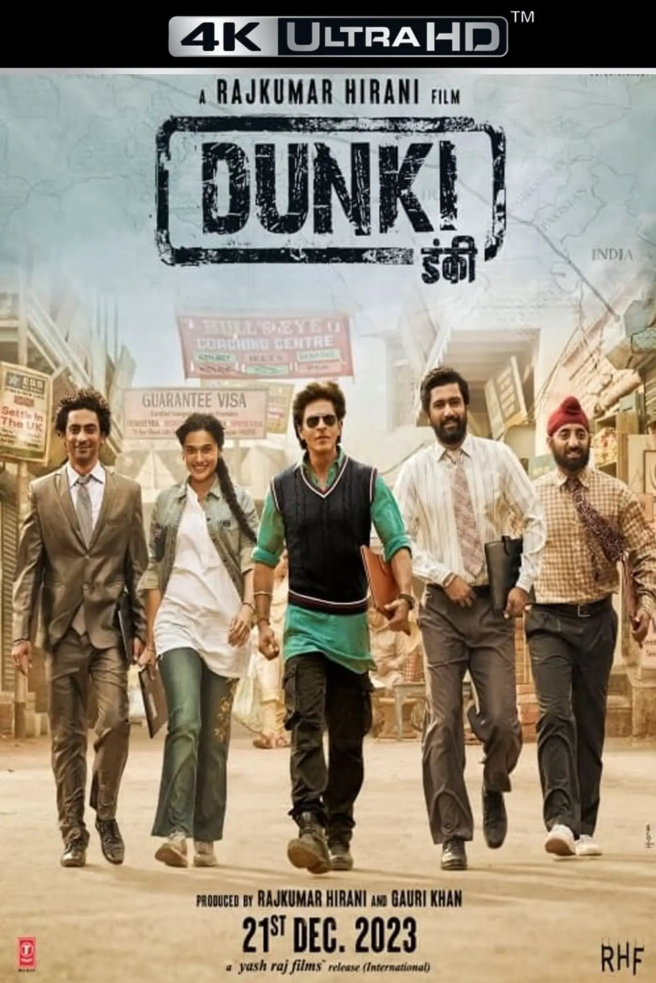 Plakat filmowy "डंकी"