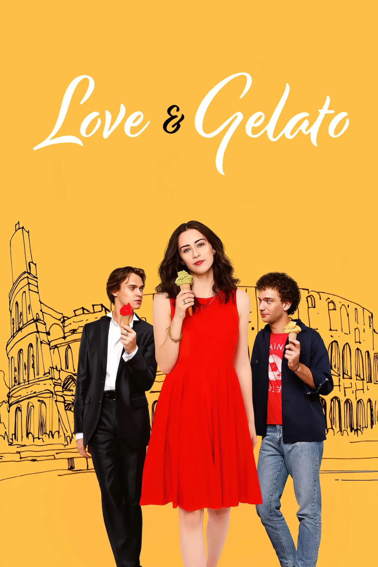 Plakat filmowy "Love & Gelato"