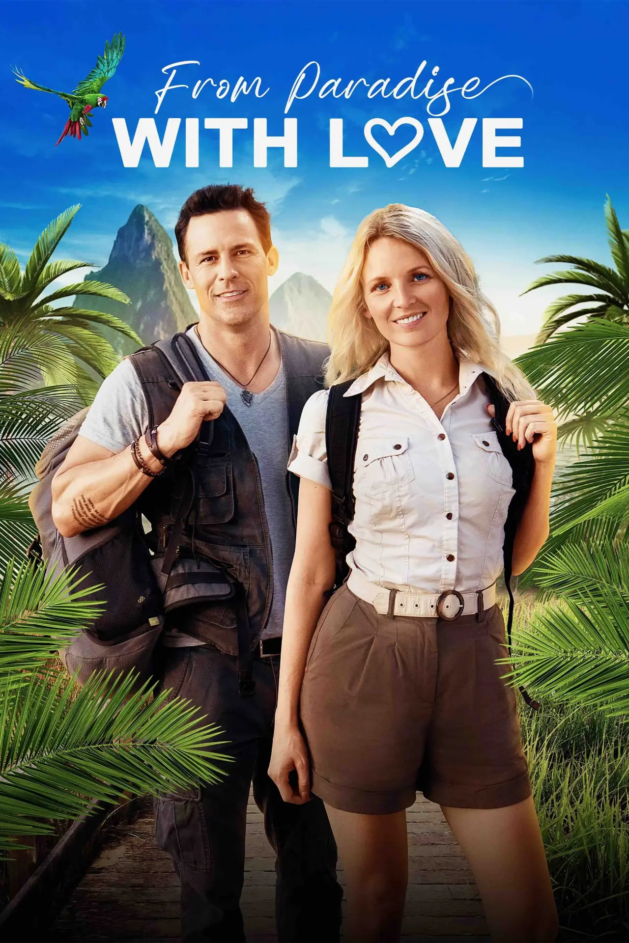 Plakat filmowy "Miłość na St. Lucia"