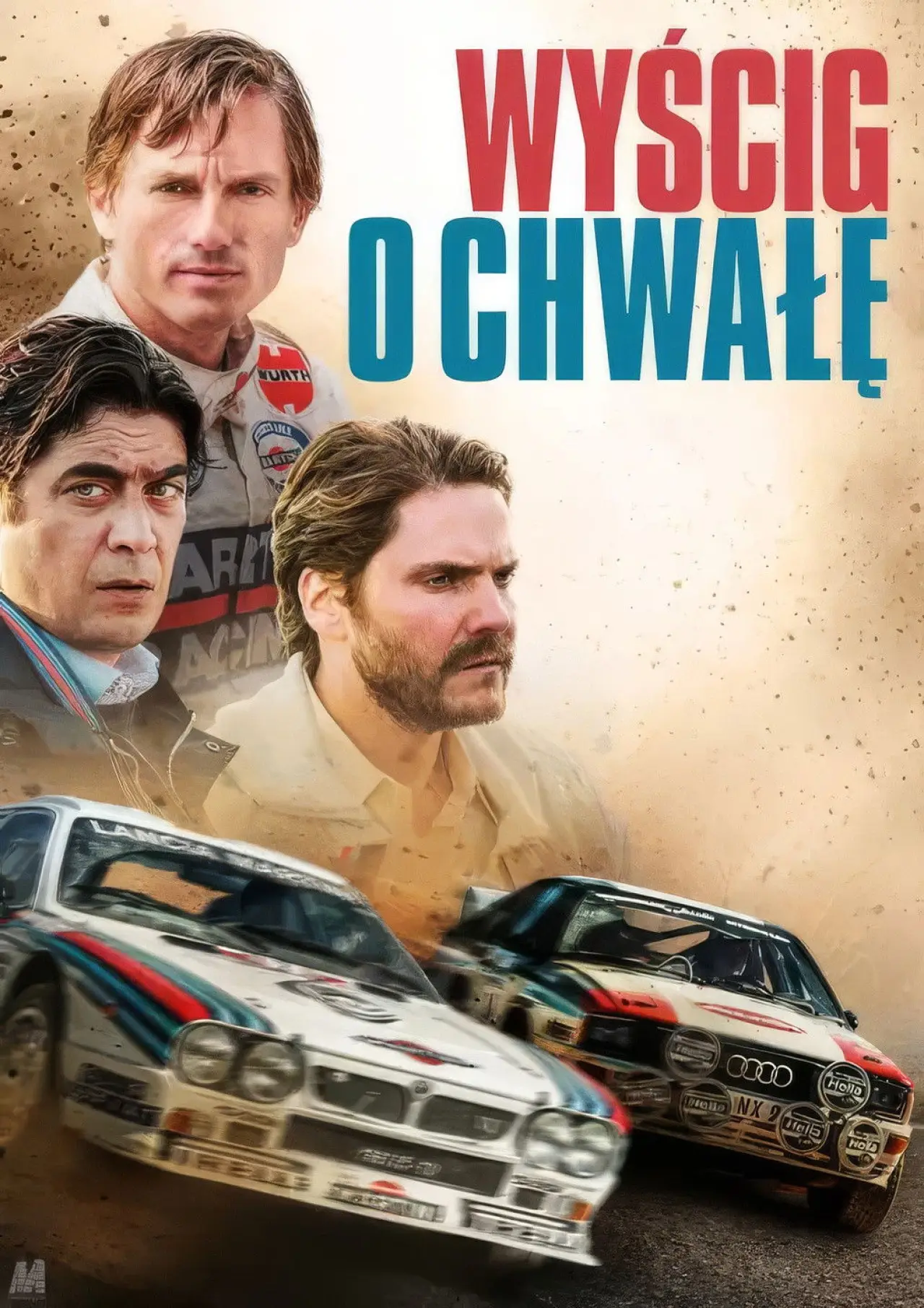 Plakat filmowy "Wyścig o chwałę"