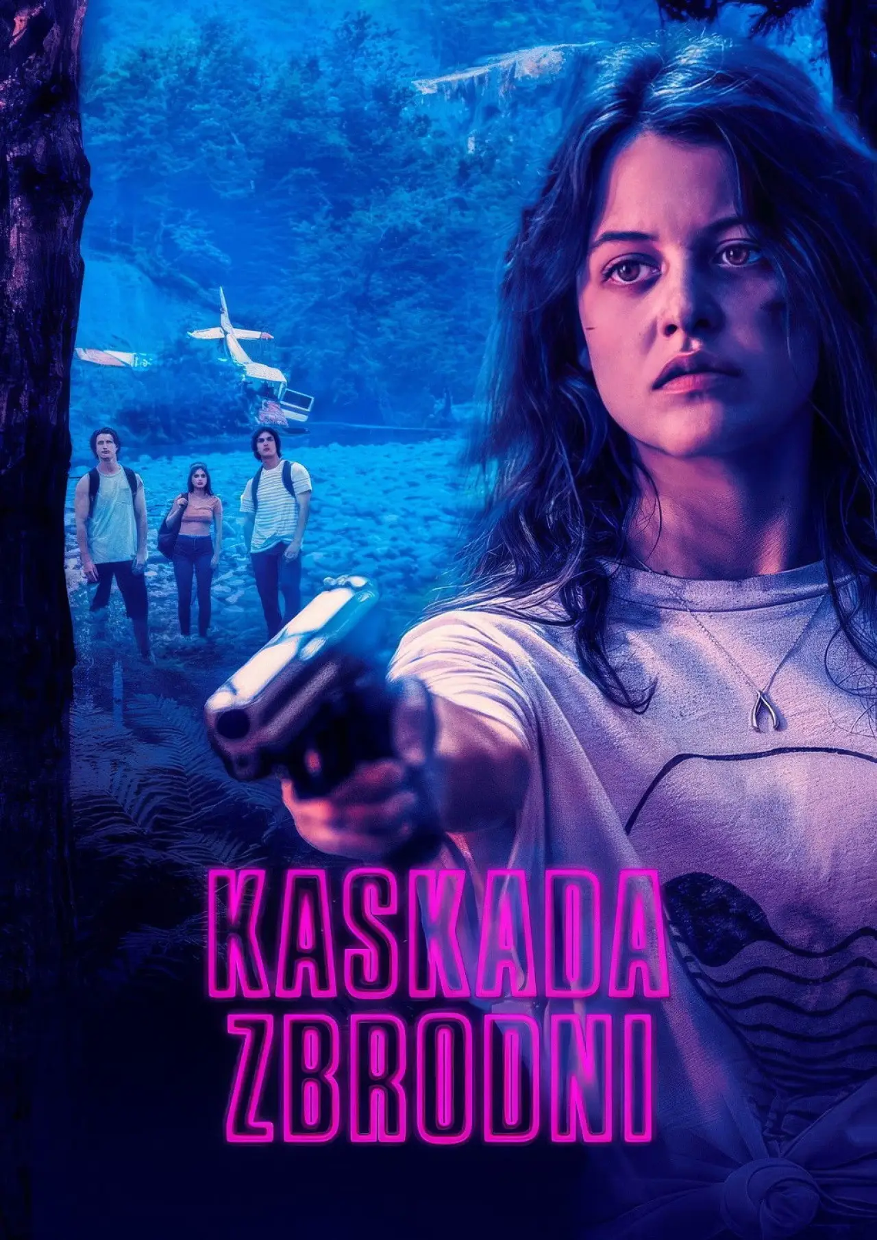 Plakat filmowy "Kaskada zbrodni"